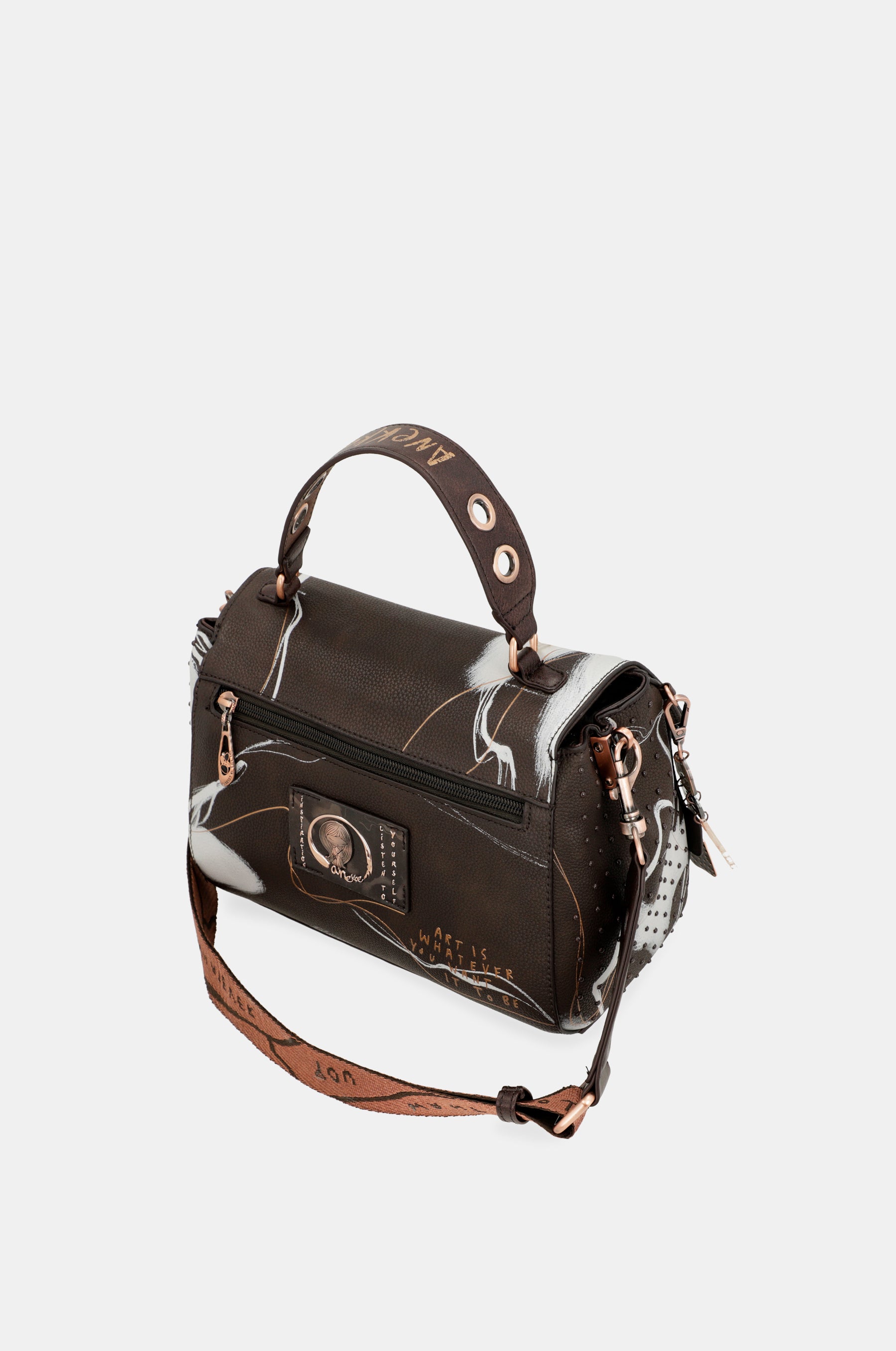 Borsa a patta marrone Nature Shodō