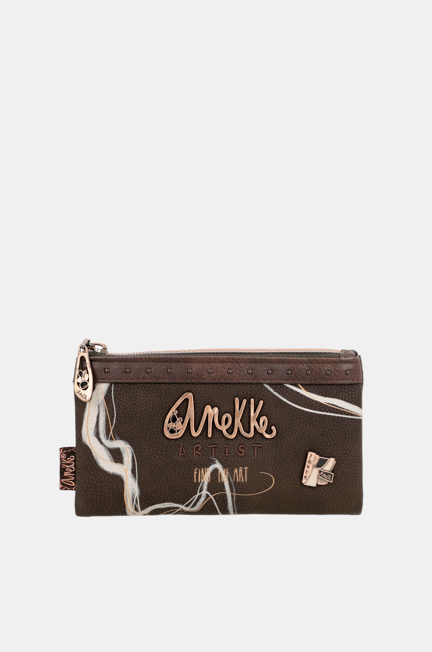 Portafoglio Nature Shodō Brown RFID Flexi marrone