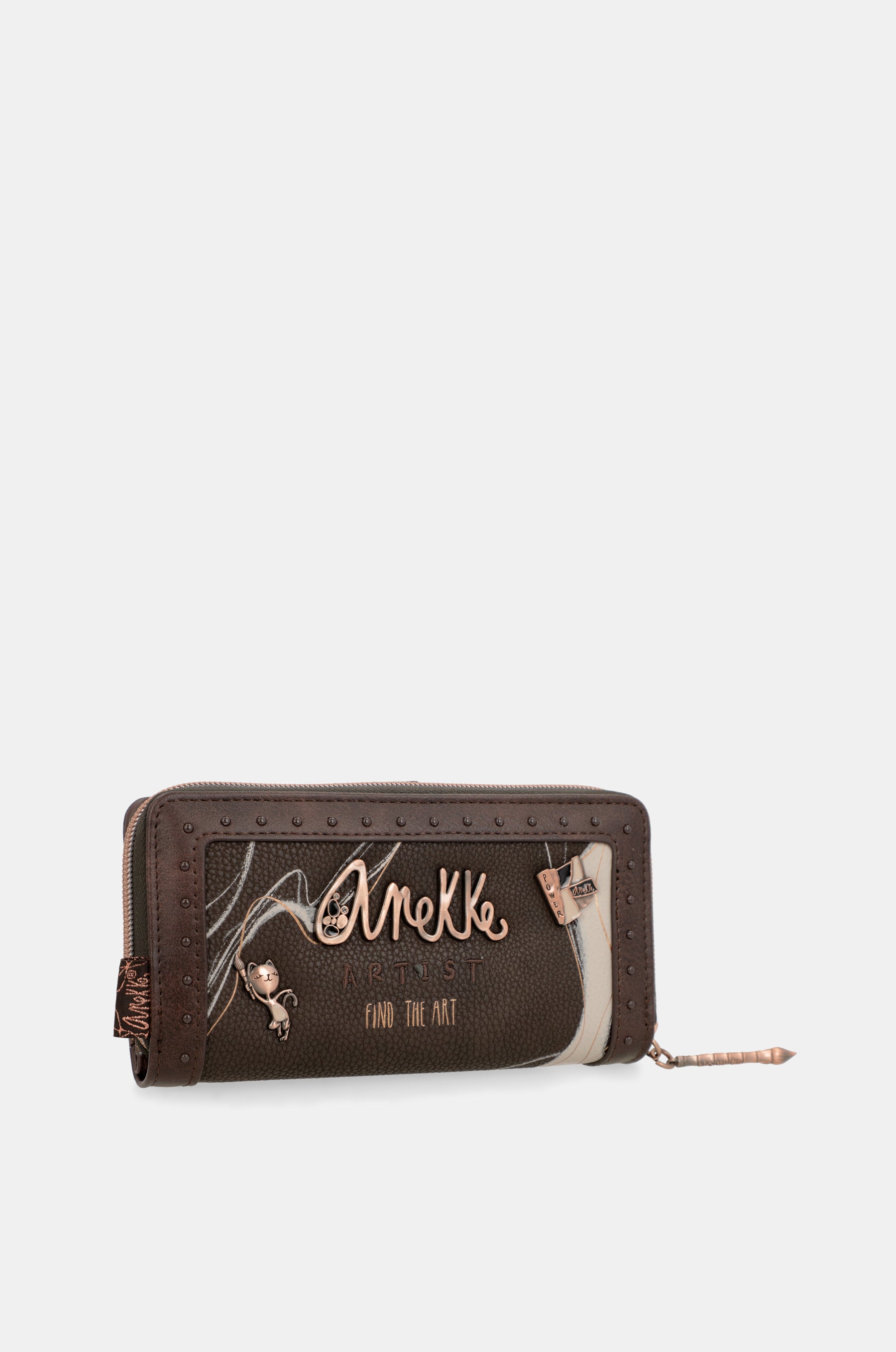 Portafoglio RFID marrone grande Nature Shodō Nature Shodō