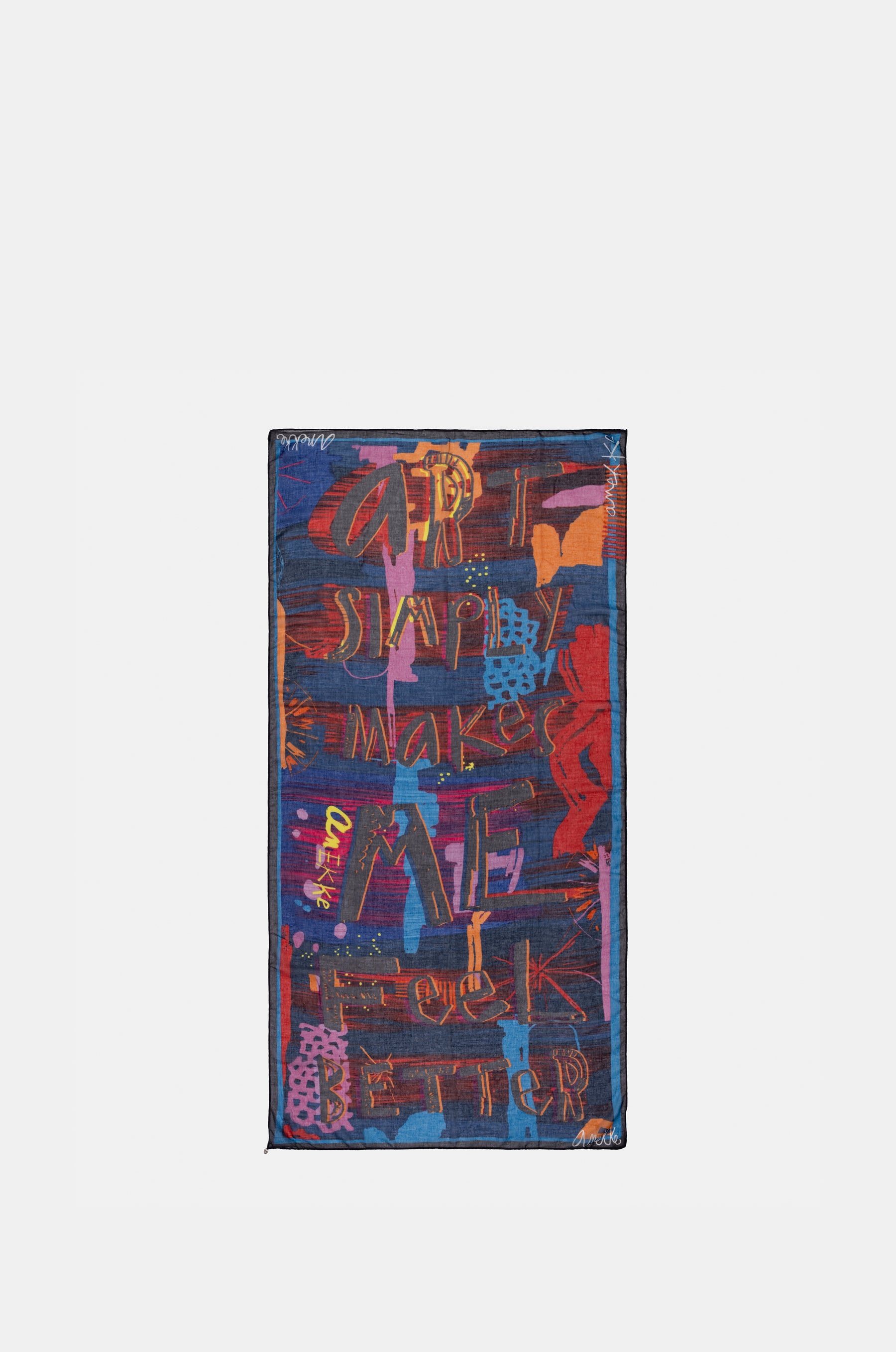 Sciarpa blu Contemporary