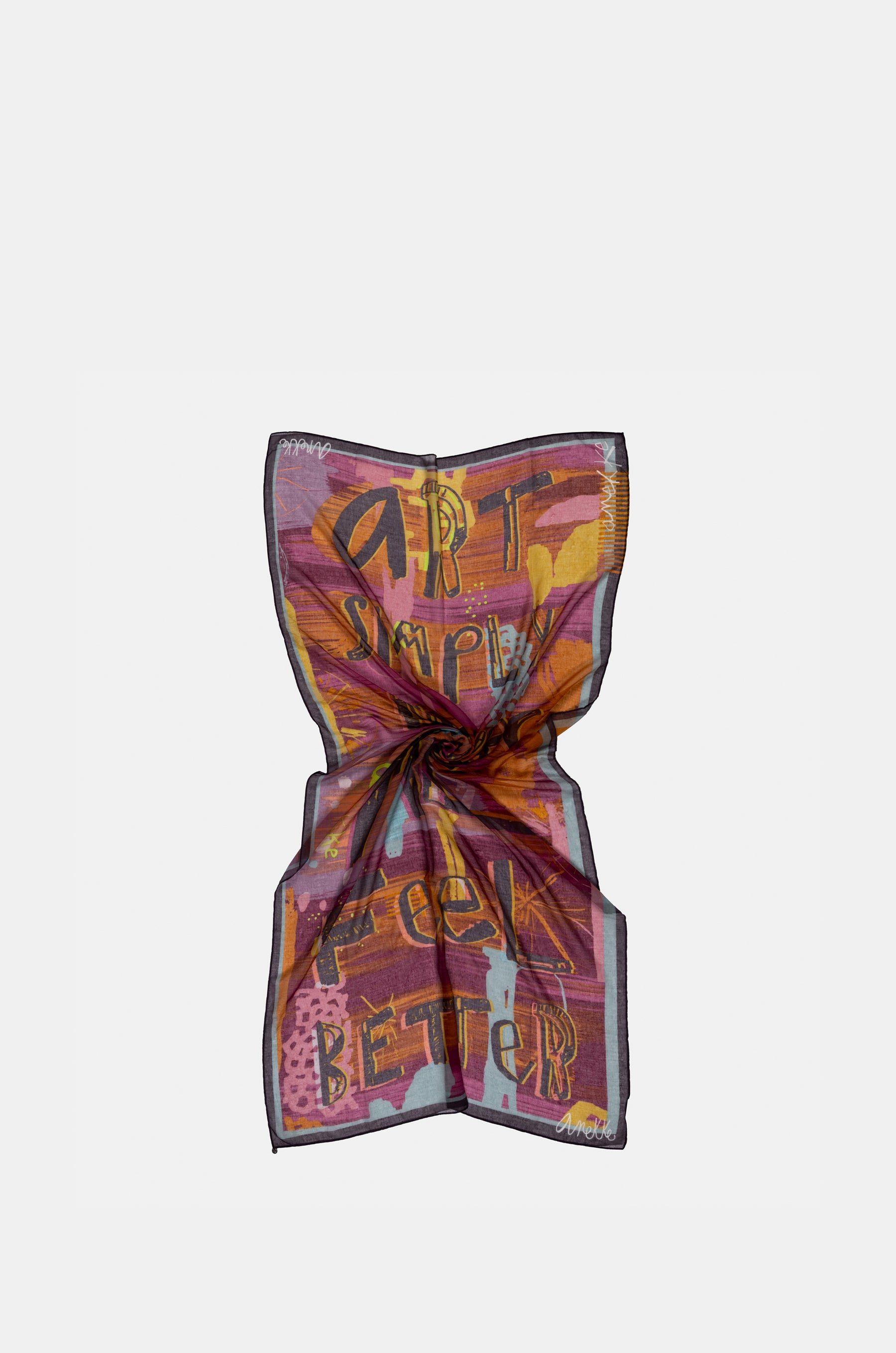 Sciarpa viola Contemporary