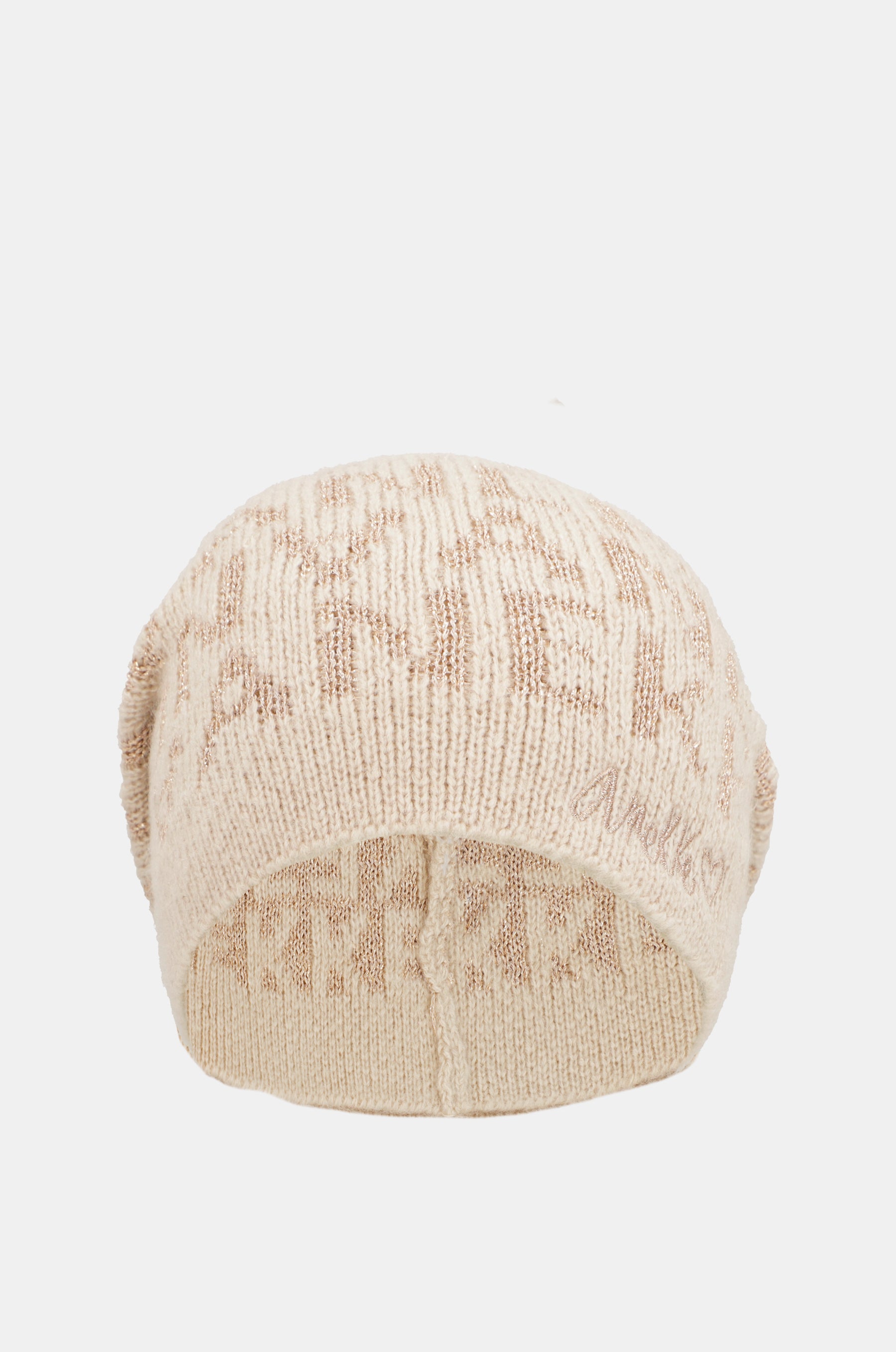 Cappello a maglia beige Contemporary