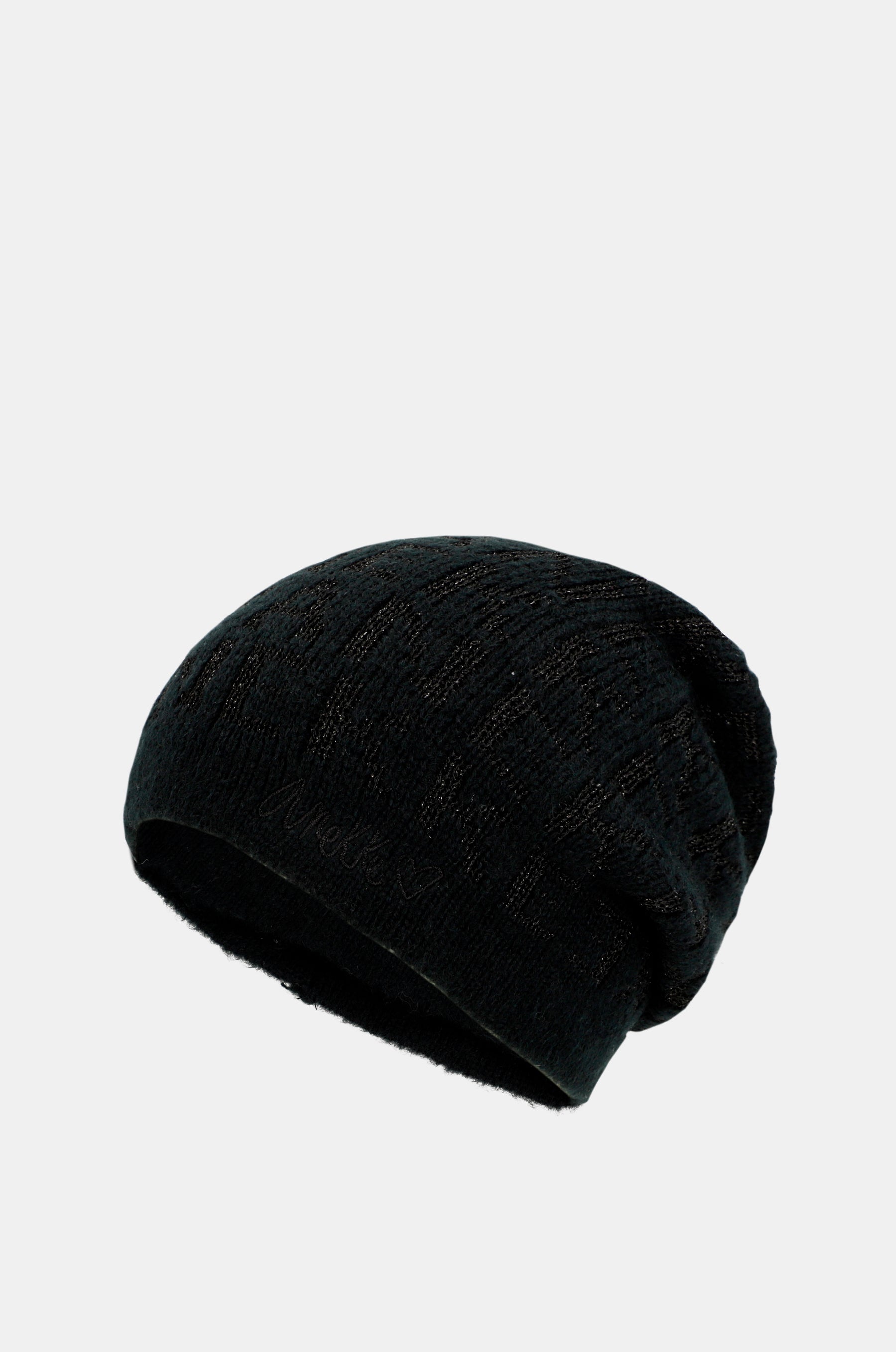 Cappello a maglia nero Contemporary