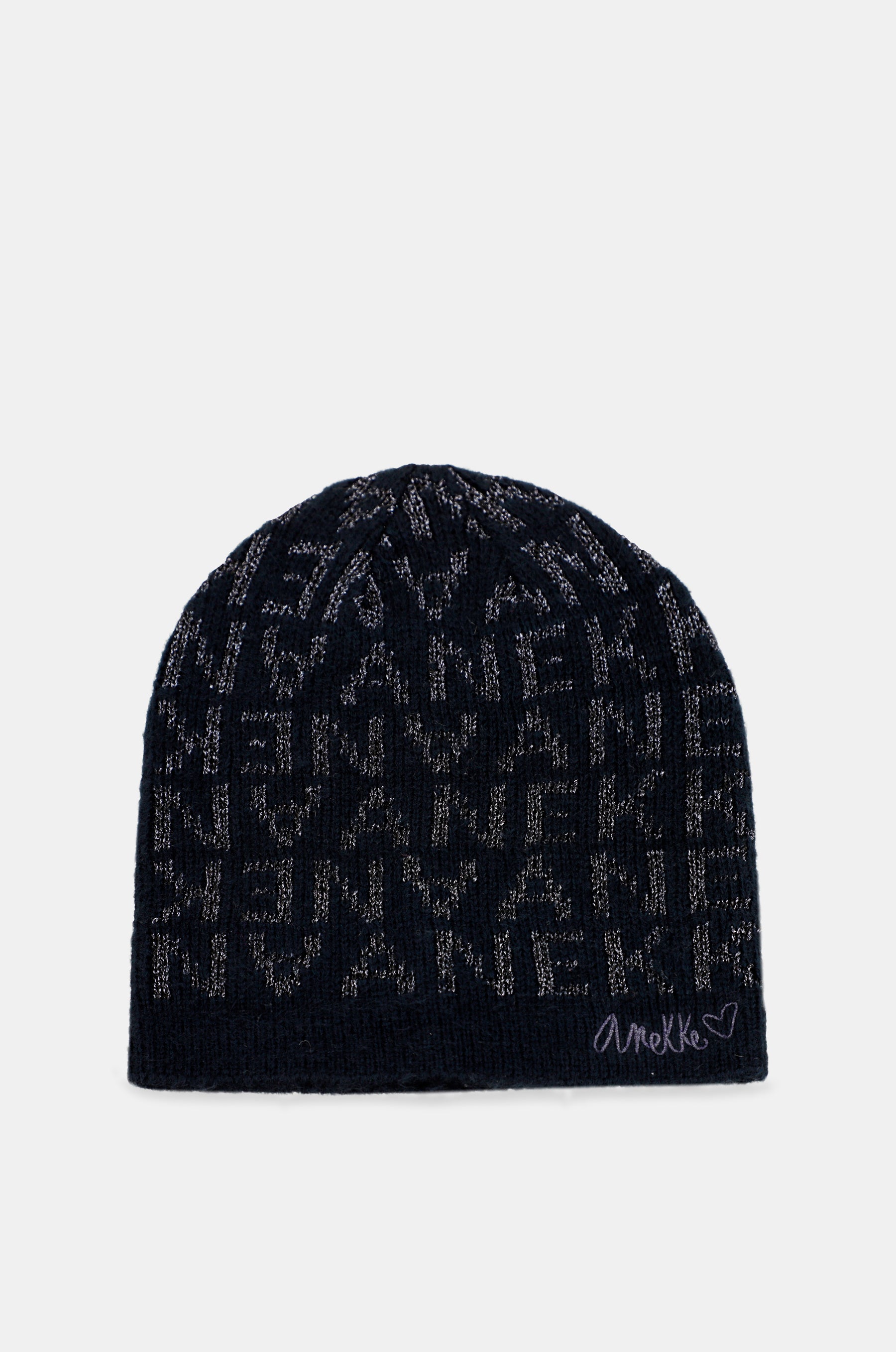 Cappello a maglia blu navy Contemporary