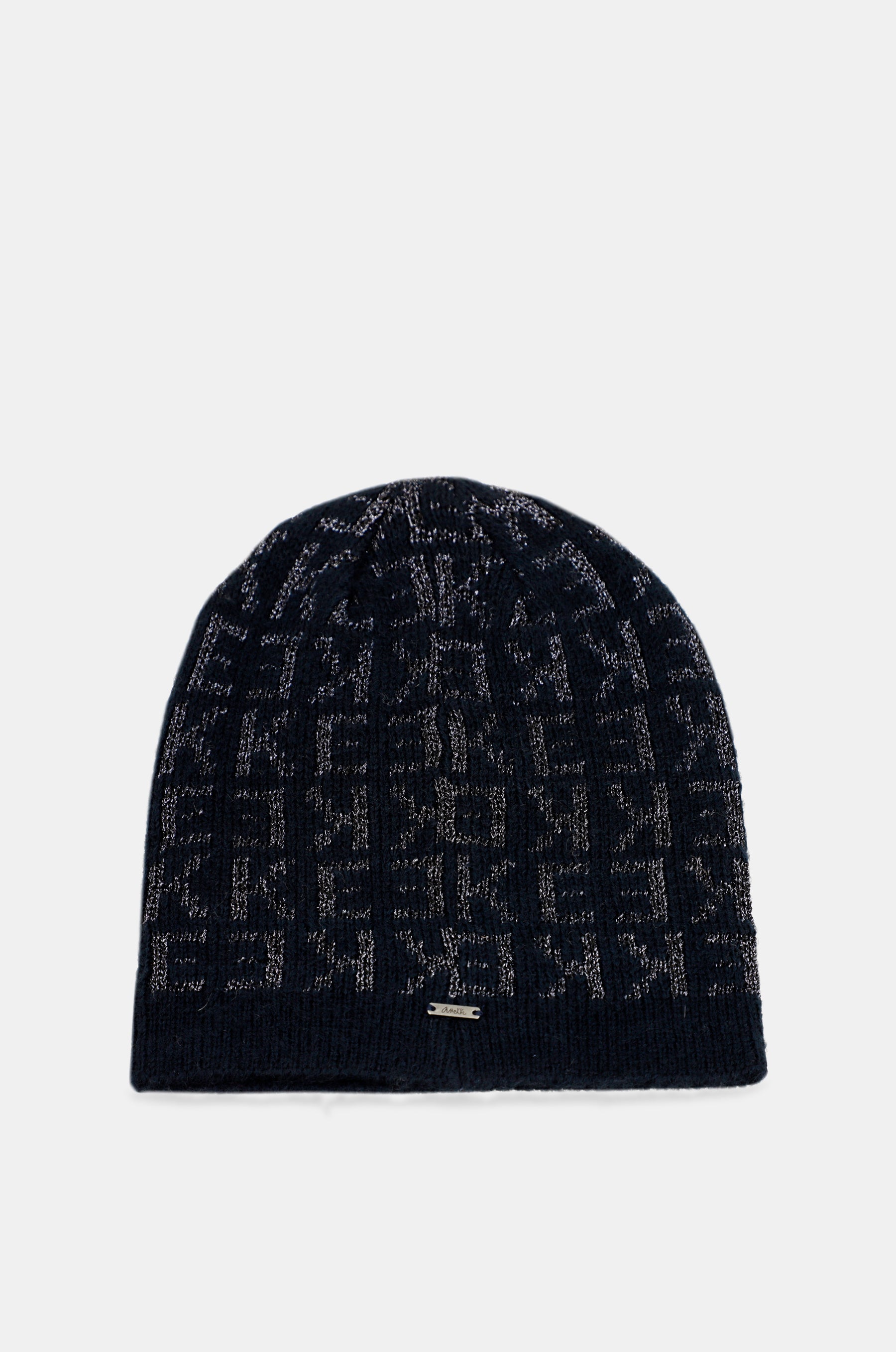 Cappello a maglia blu navy Contemporary