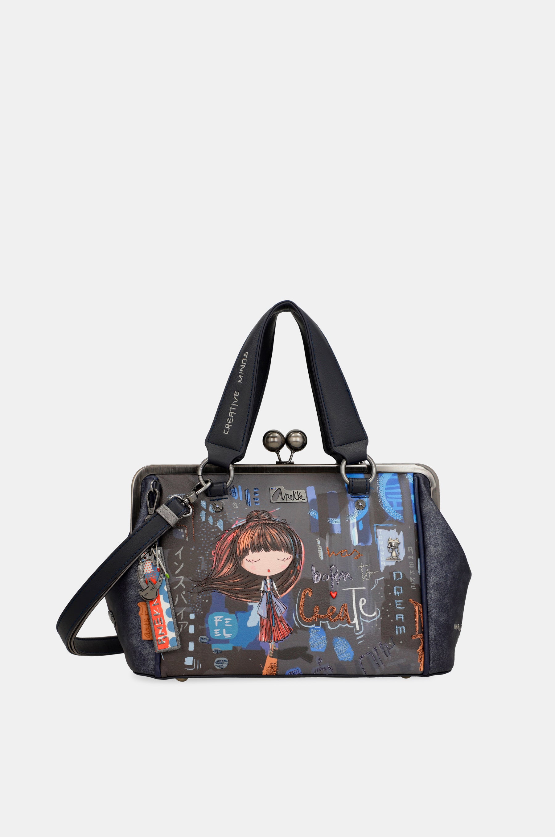 Borsa a mano con bocchino Contemporary