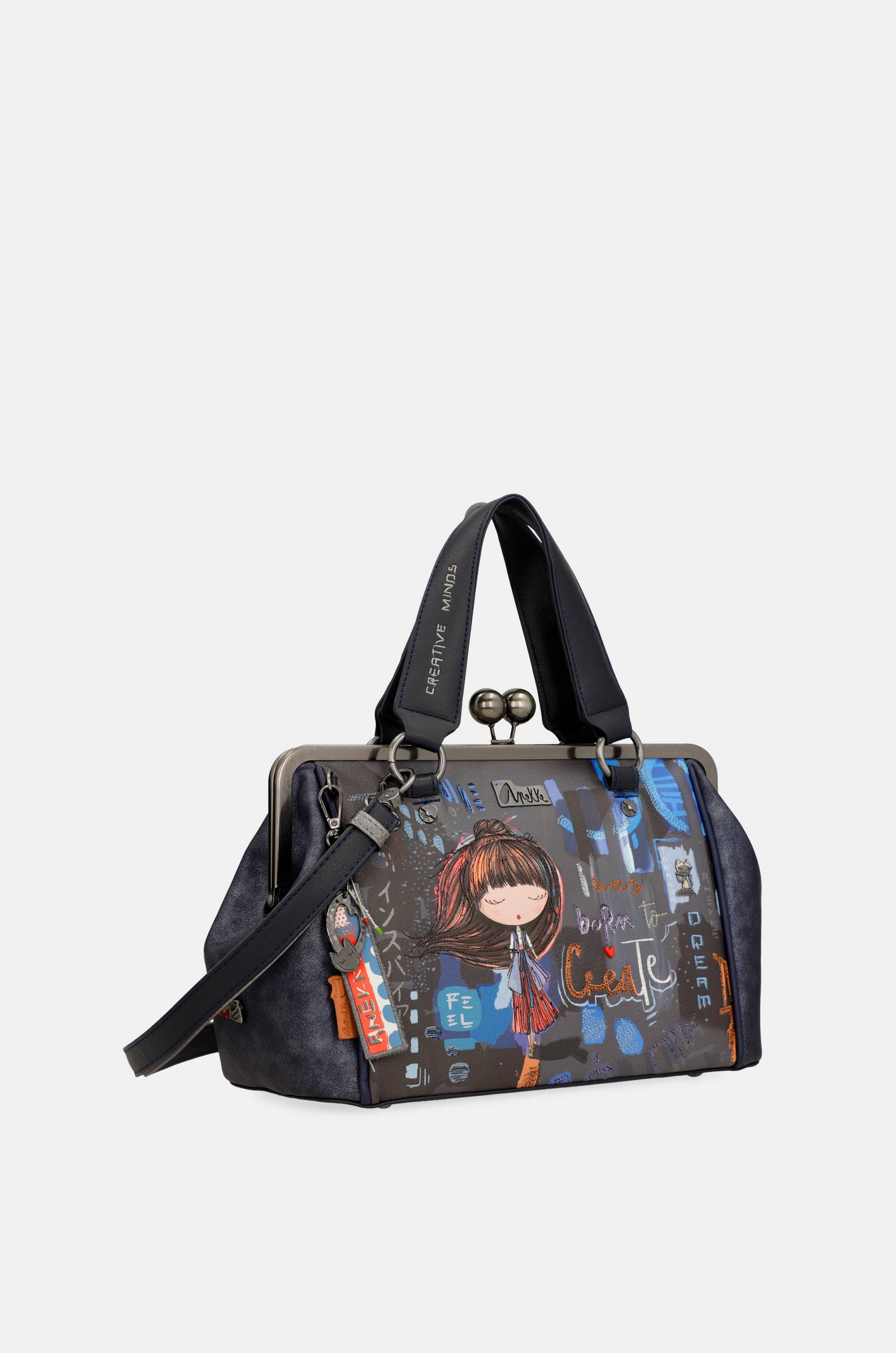 Borsa a mano con bocchino Contemporary