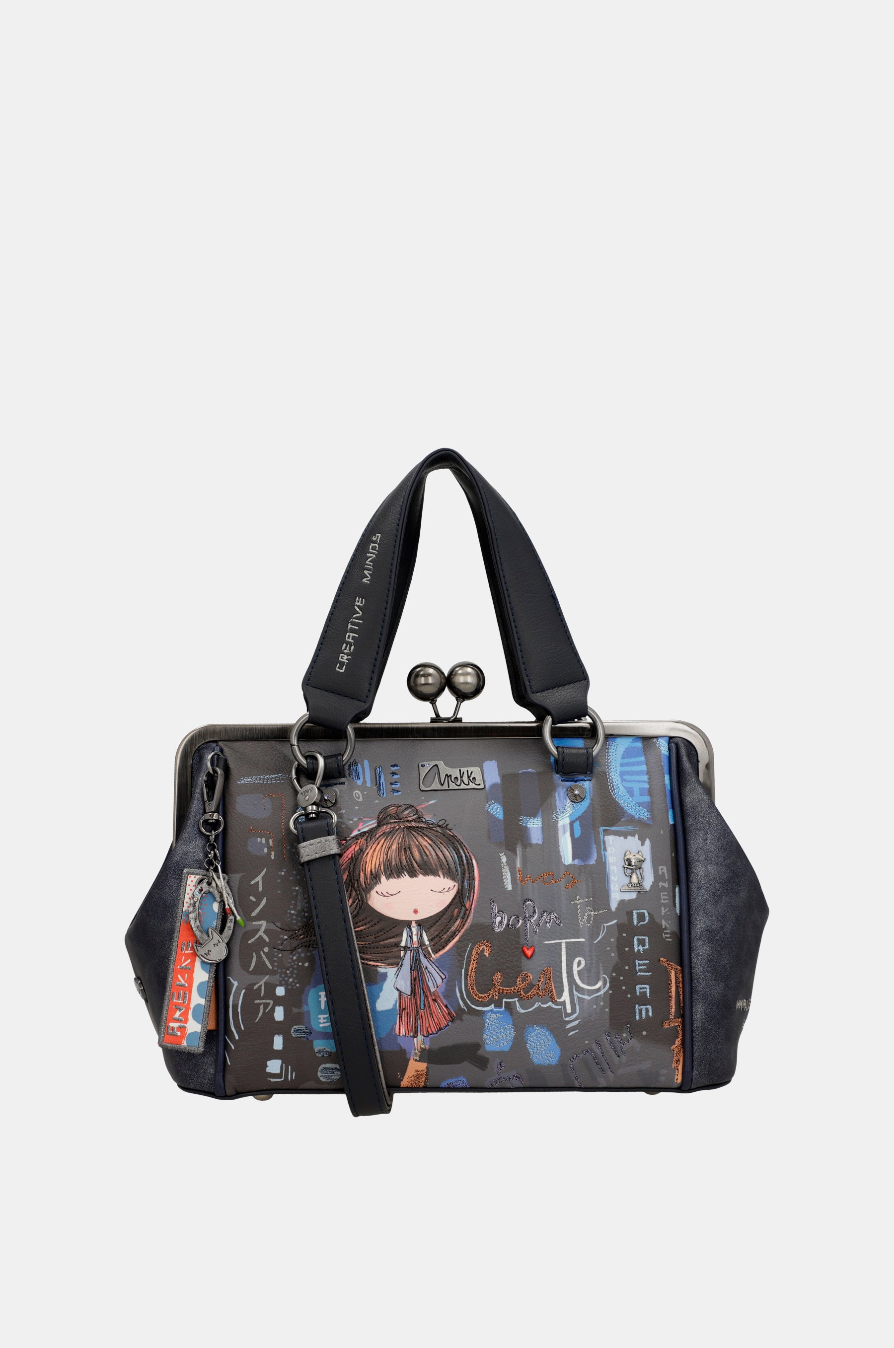 Borsa a mano con bocchino Contemporary