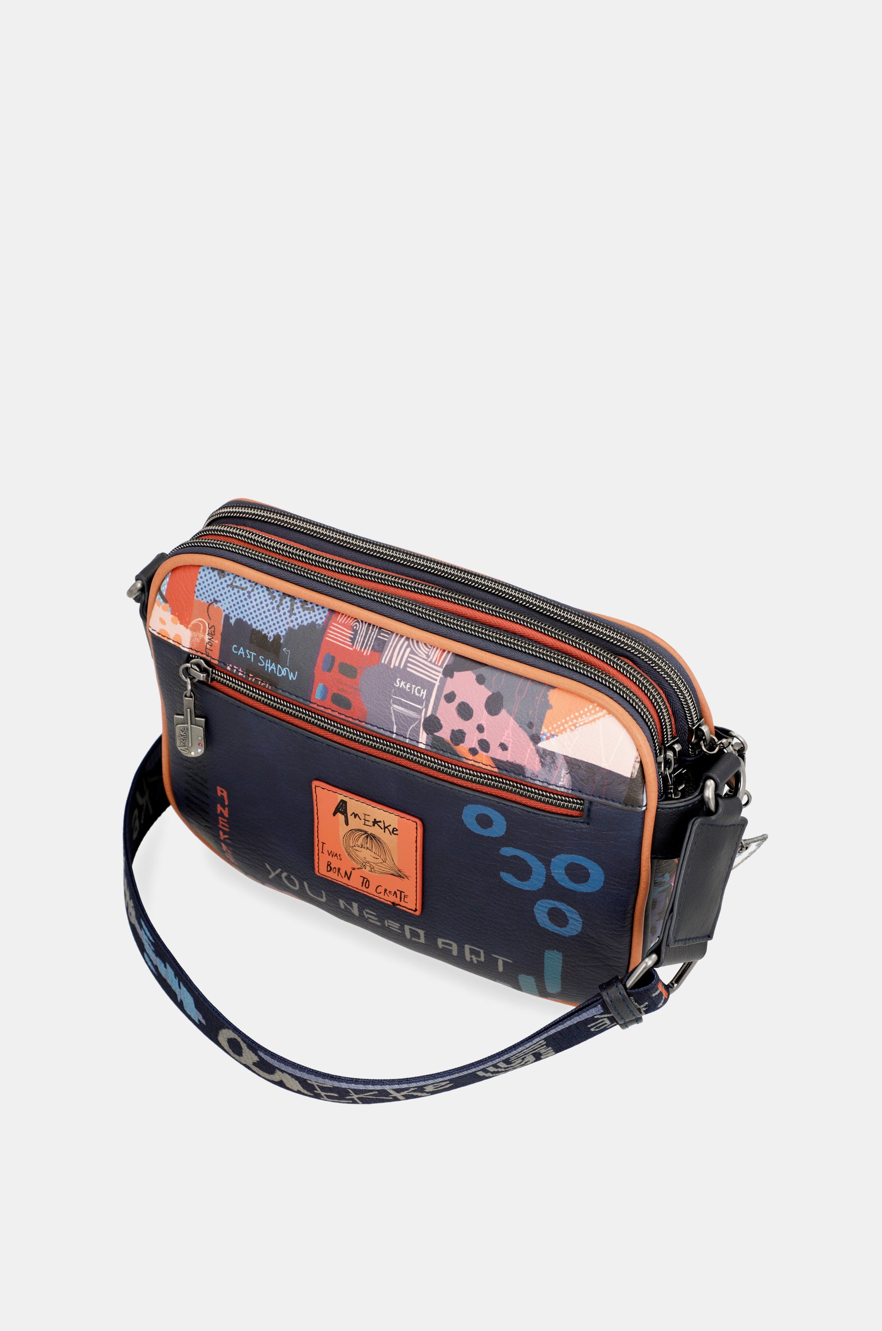 Borsa a tracolla Contemporary a 3 scomparti
