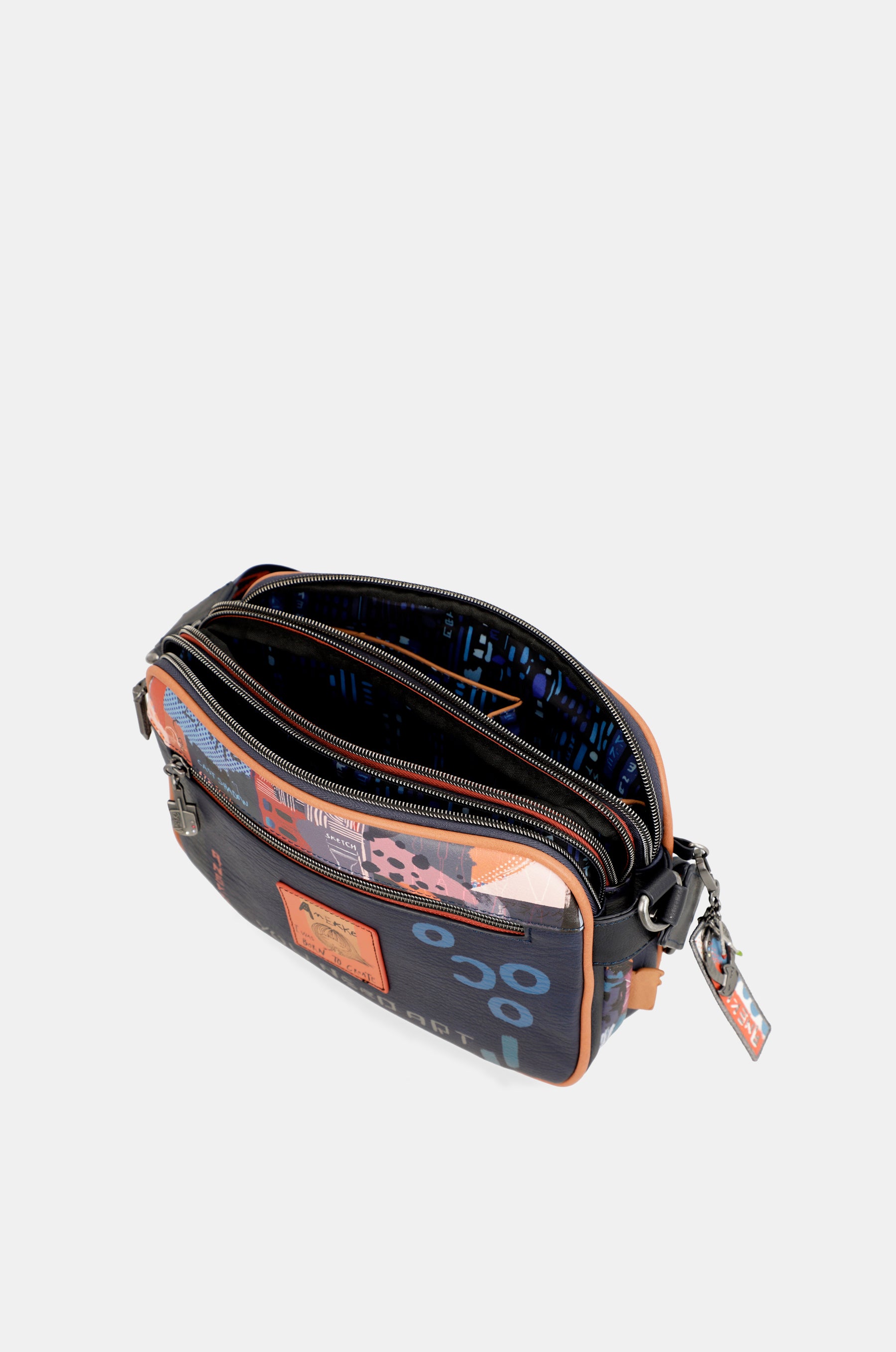 Borsa a tracolla Contemporary a 3 scomparti