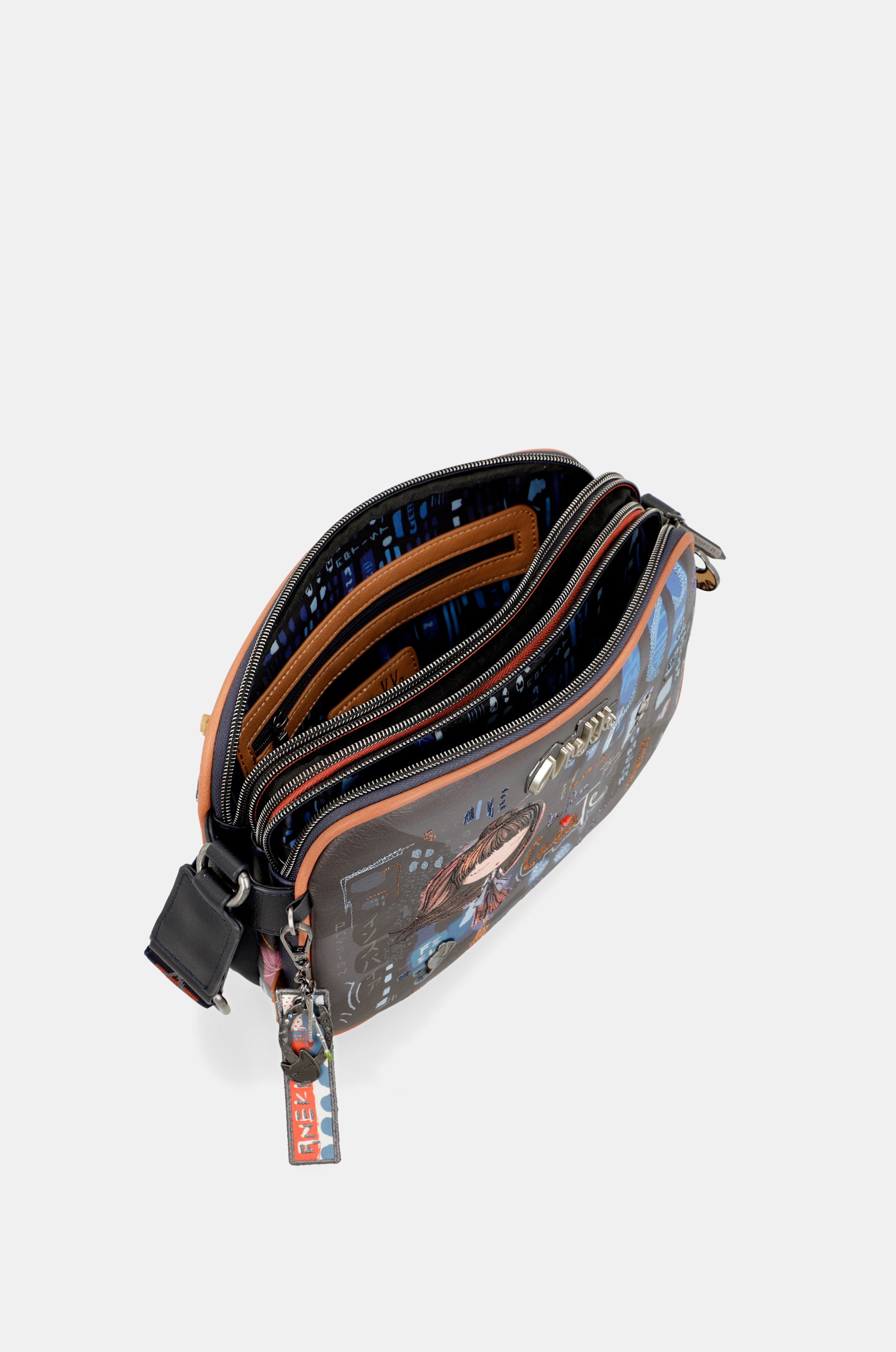 Borsa a tracolla Contemporary a 3 scomparti