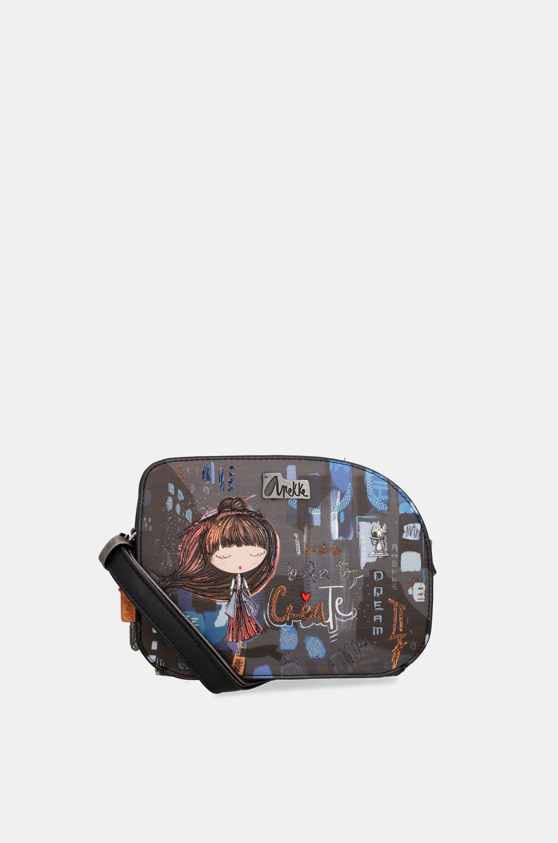Borsa a tracolla geometrica Contemporary