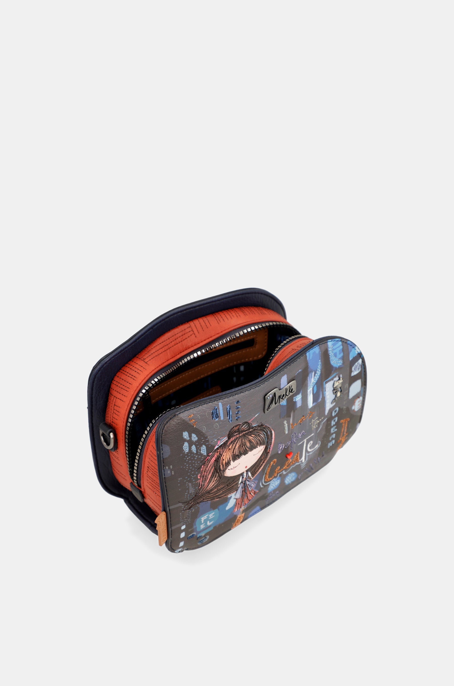Borsa a tracolla geometrica Contemporary