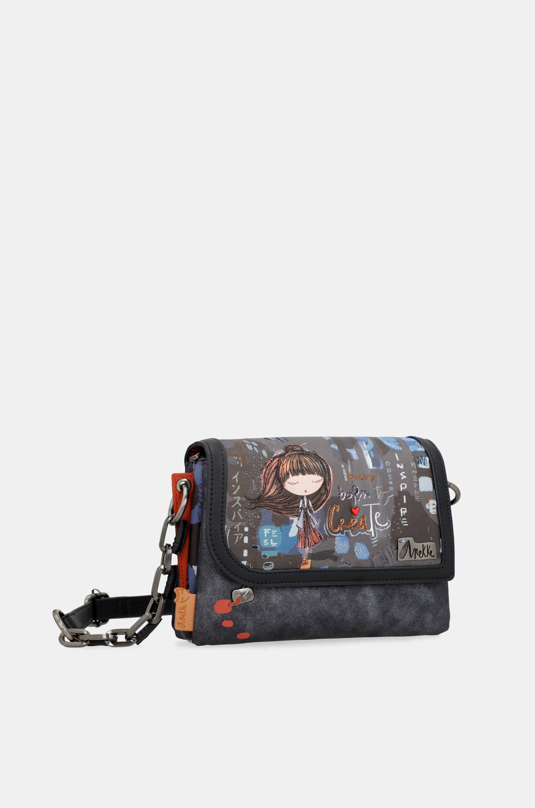 Borsa a tracolla con patta Contemporary