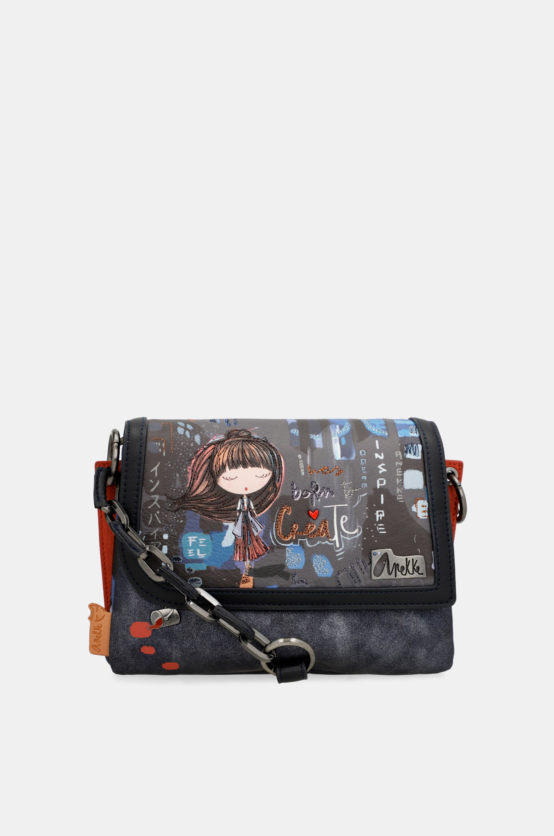 Borsa a tracolla con patta Contemporary