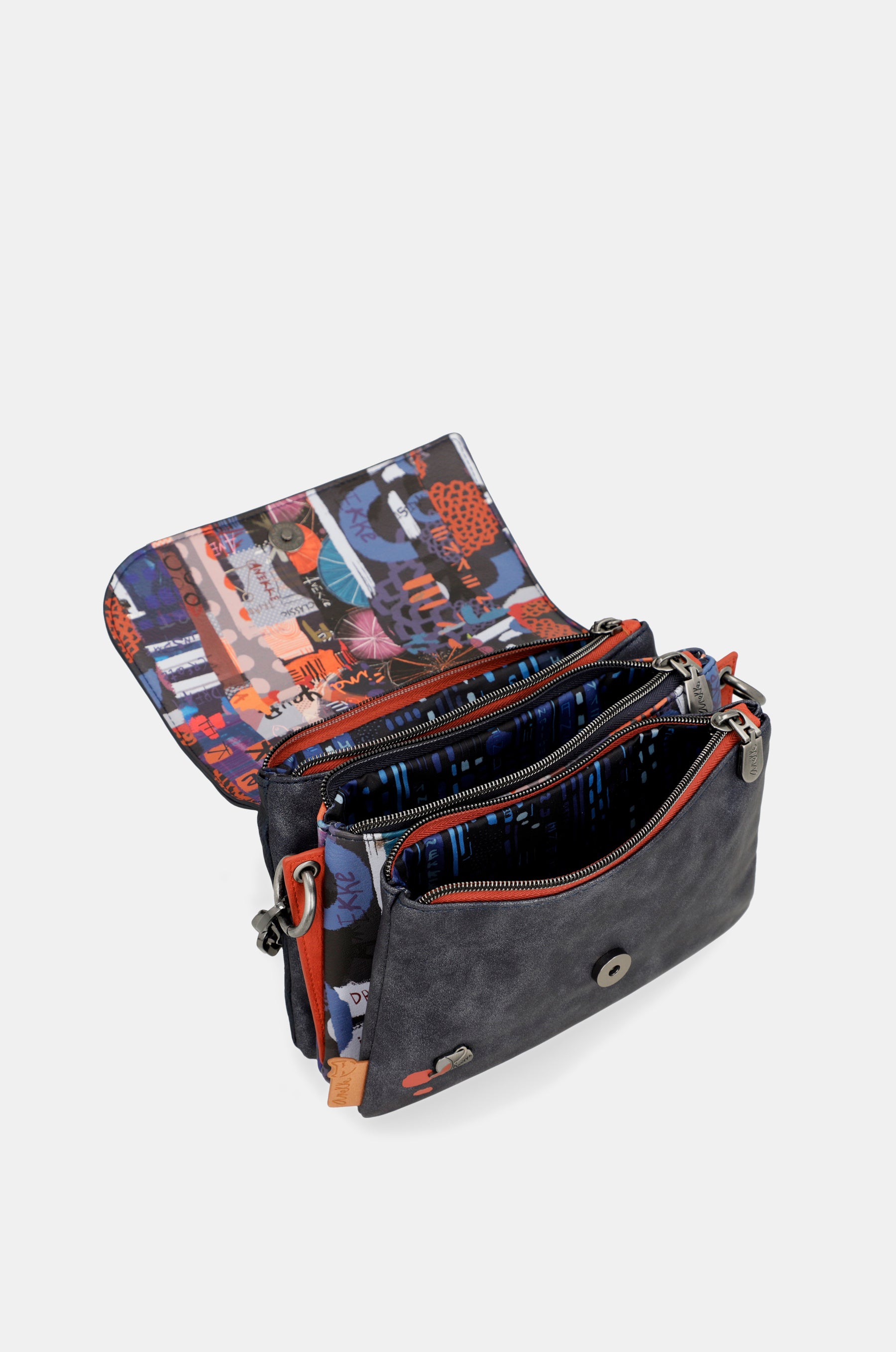 Borsa a tracolla con patta Contemporary