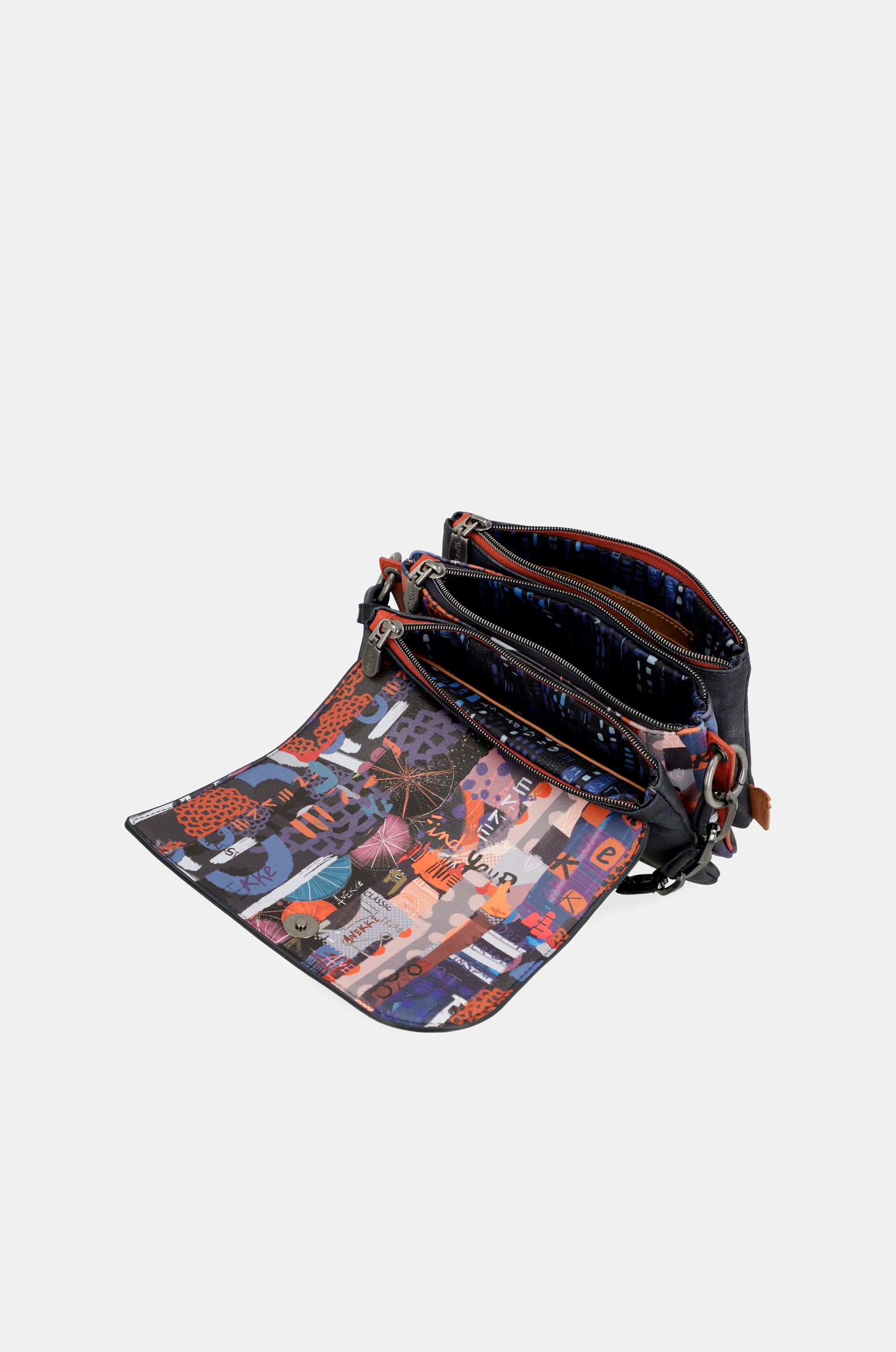 Borsa a tracolla con patta Contemporary