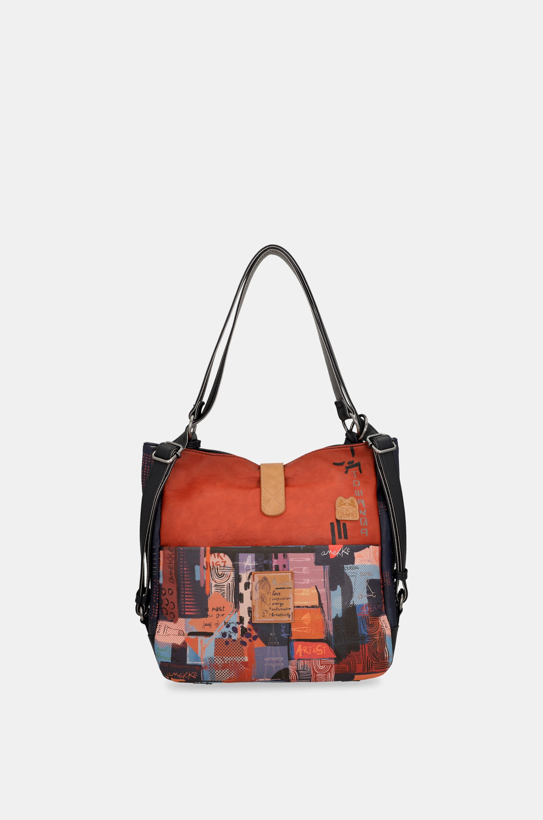 Borsa a tracolla Contemporary trasformabile in zaino Contemporary