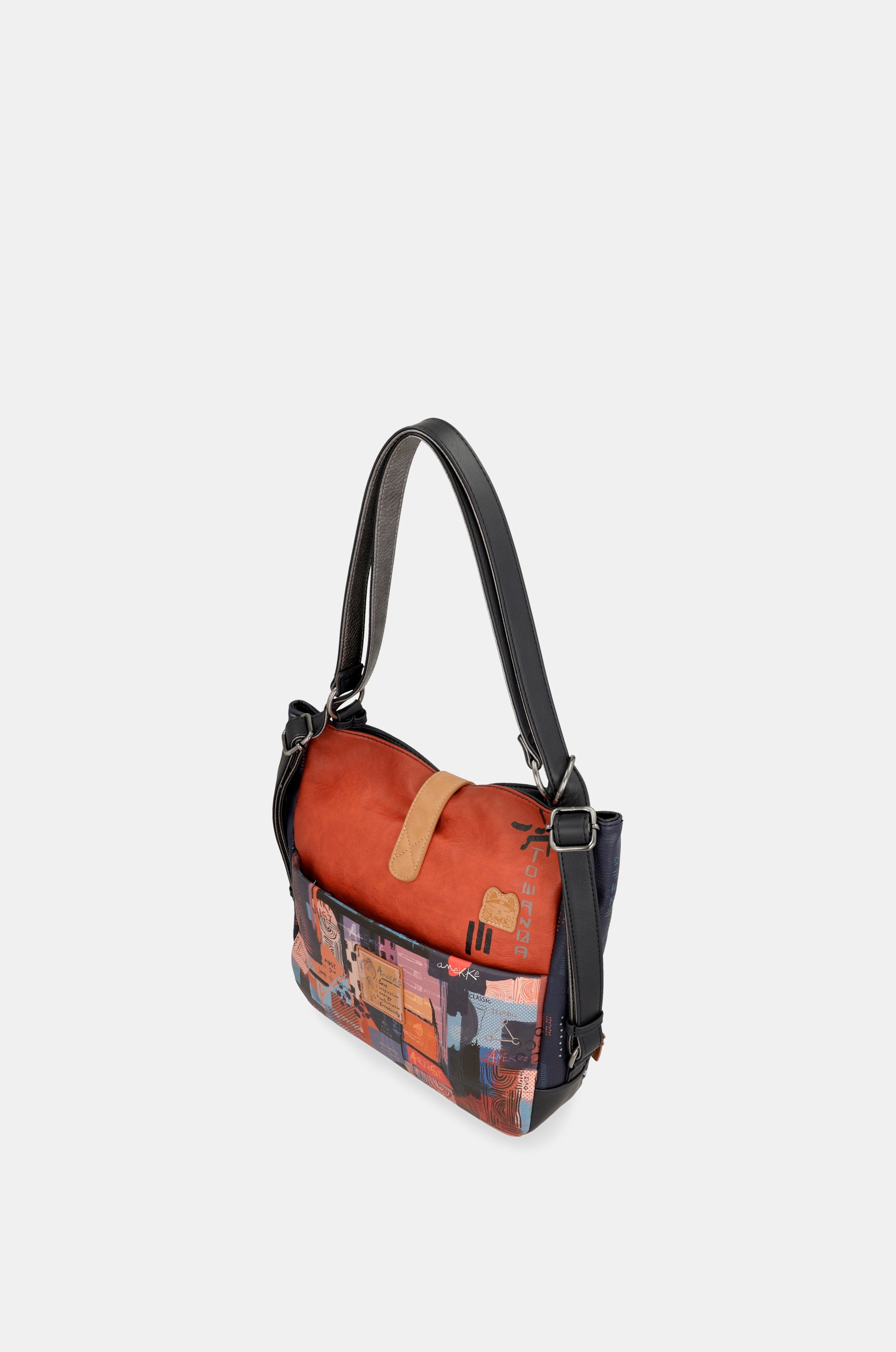 Borsa a tracolla Contemporary trasformabile in zaino Contemporary