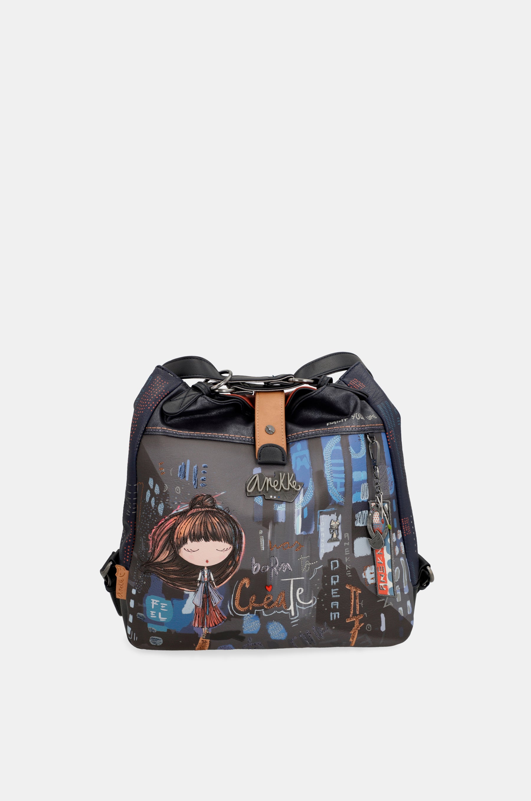 Borsa a tracolla Contemporary trasformabile in zaino Contemporary