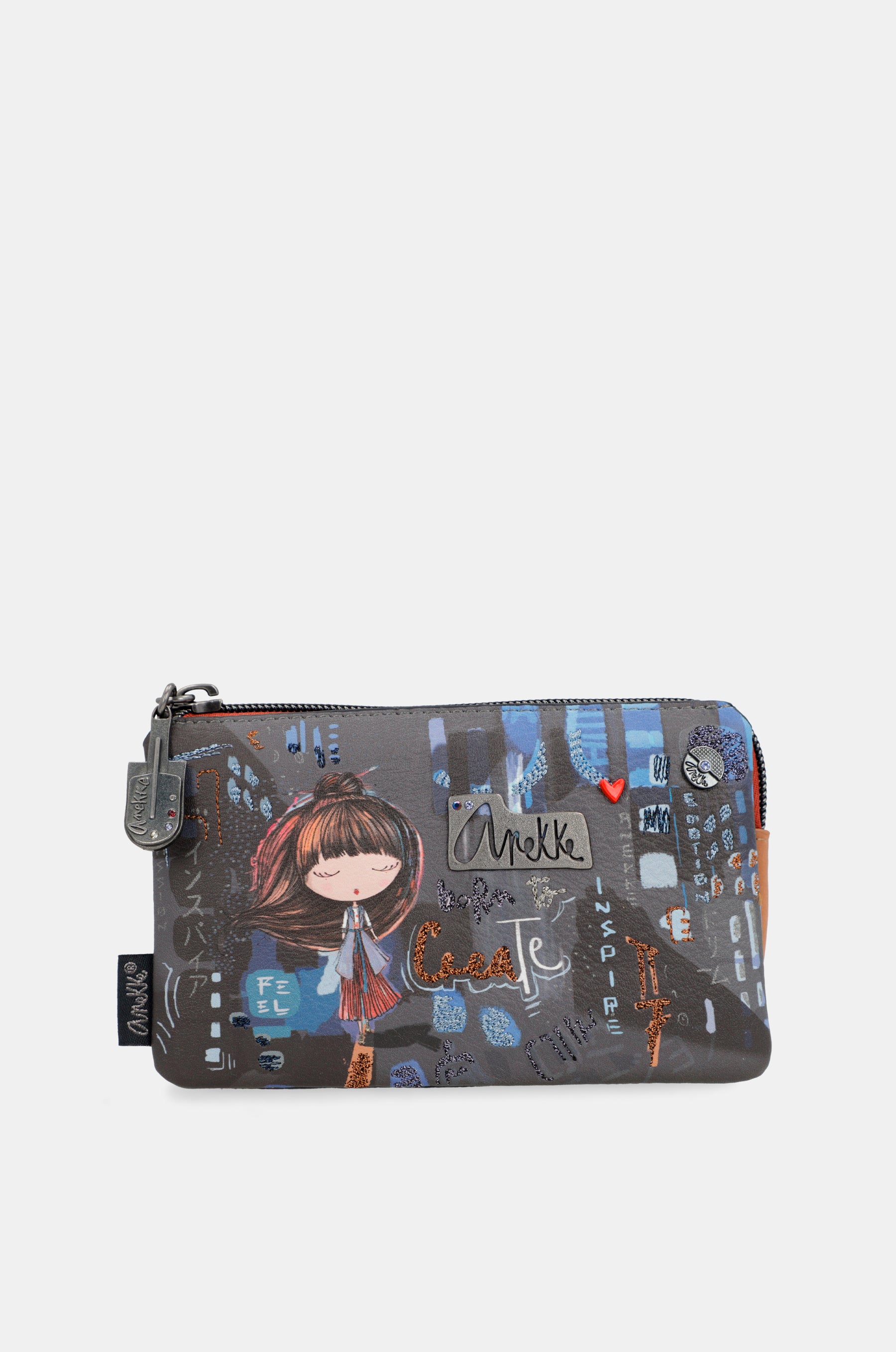 Portafoglio Contemporary a tre scomparti