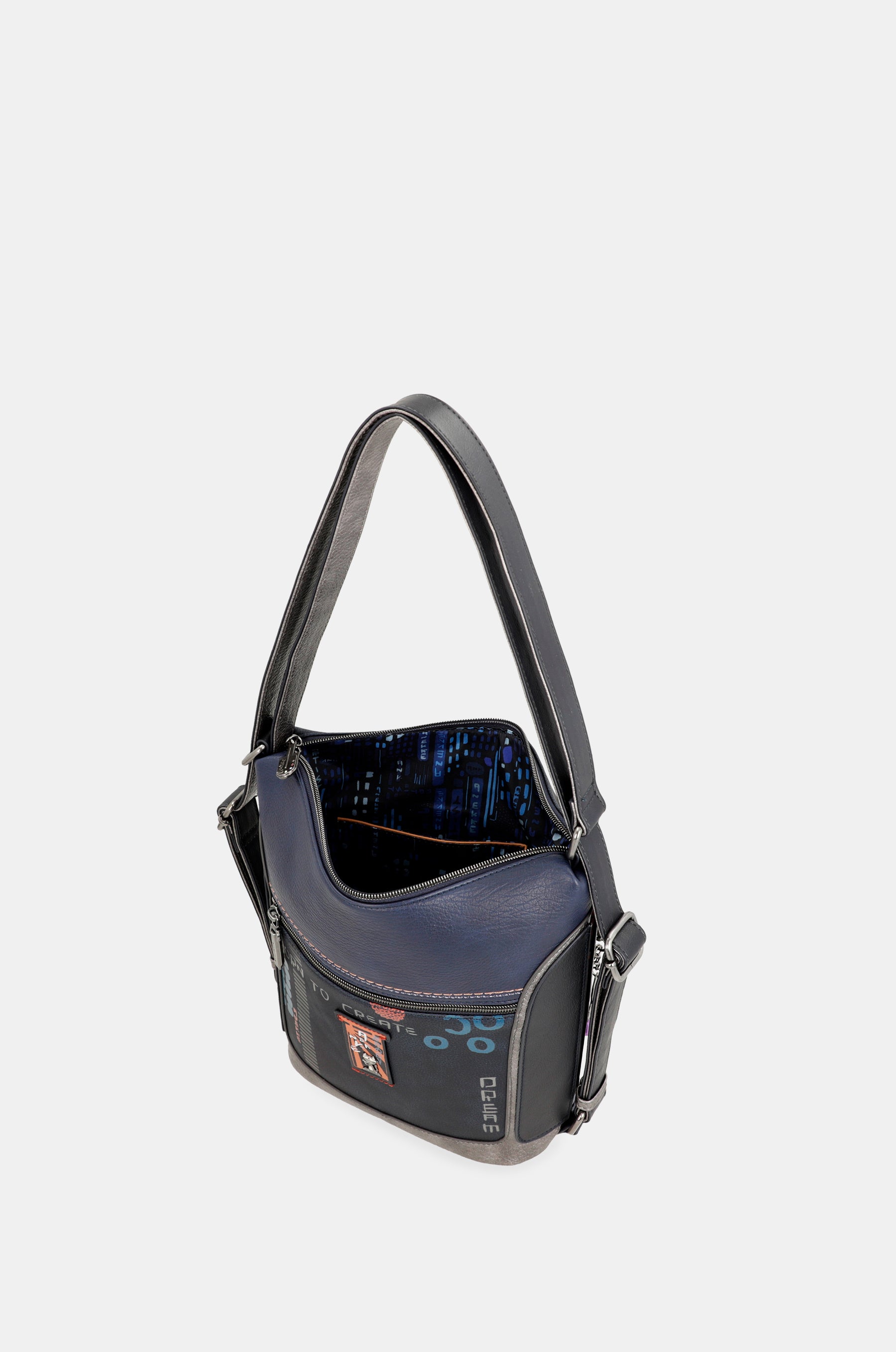 Borsa a tracolla Kyomu trasformabile in zaino Kyomu