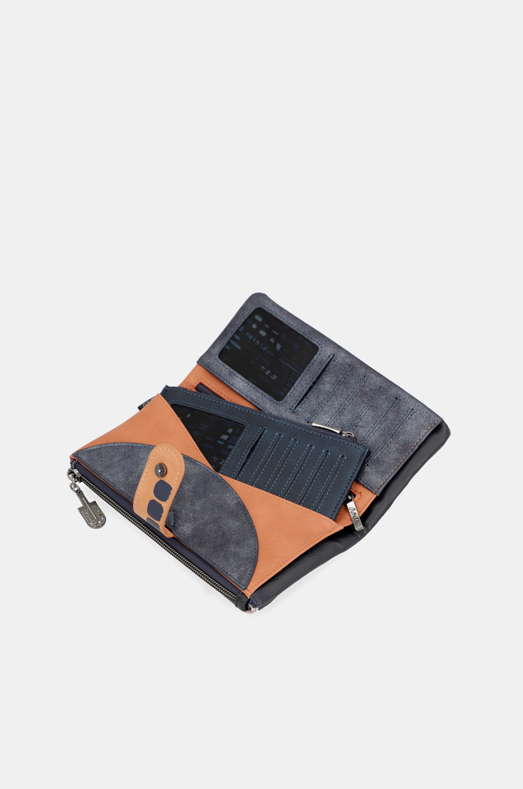 Portafoglio RFID flessibile grande Origami