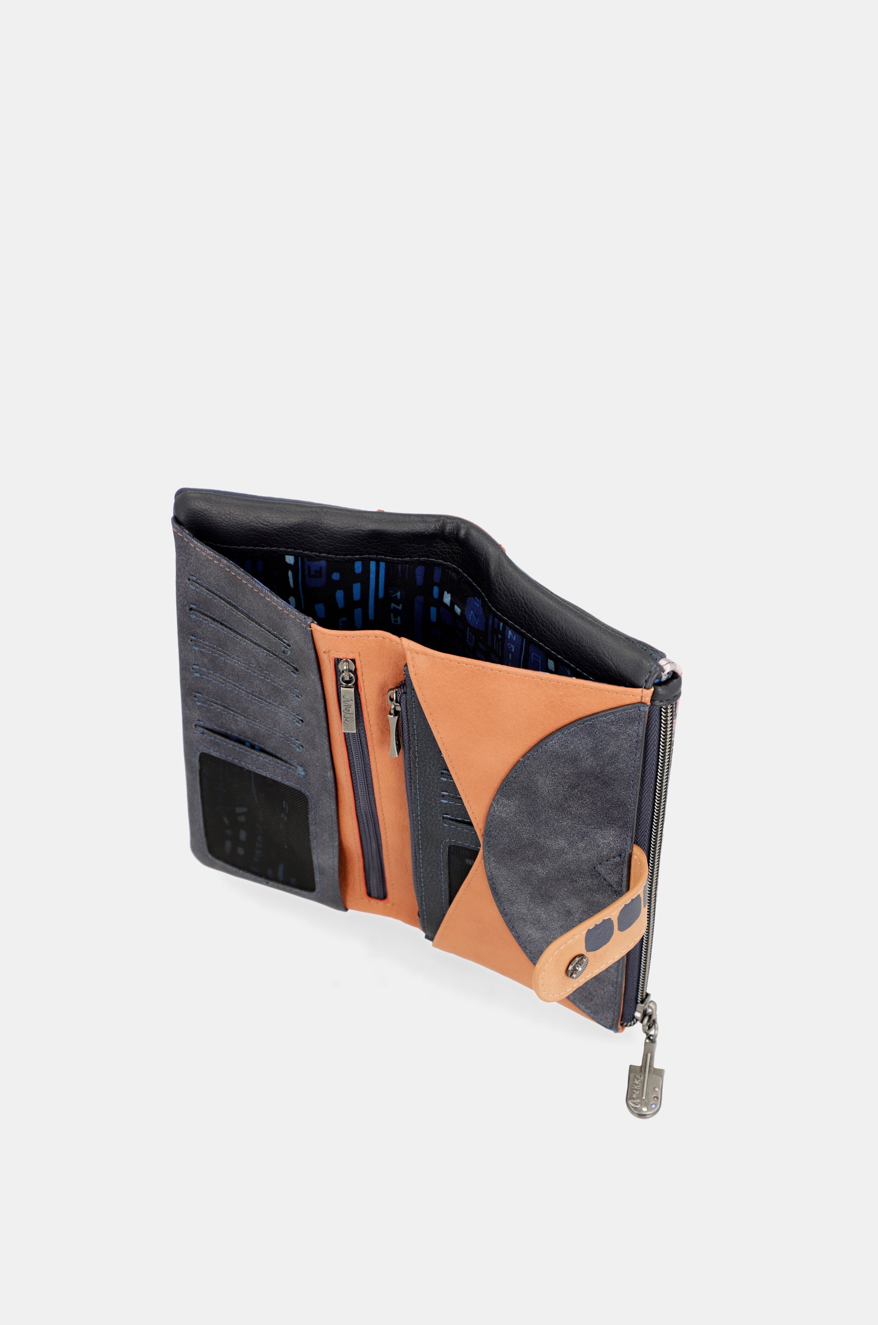 Portafoglio RFID flessibile grande Origami