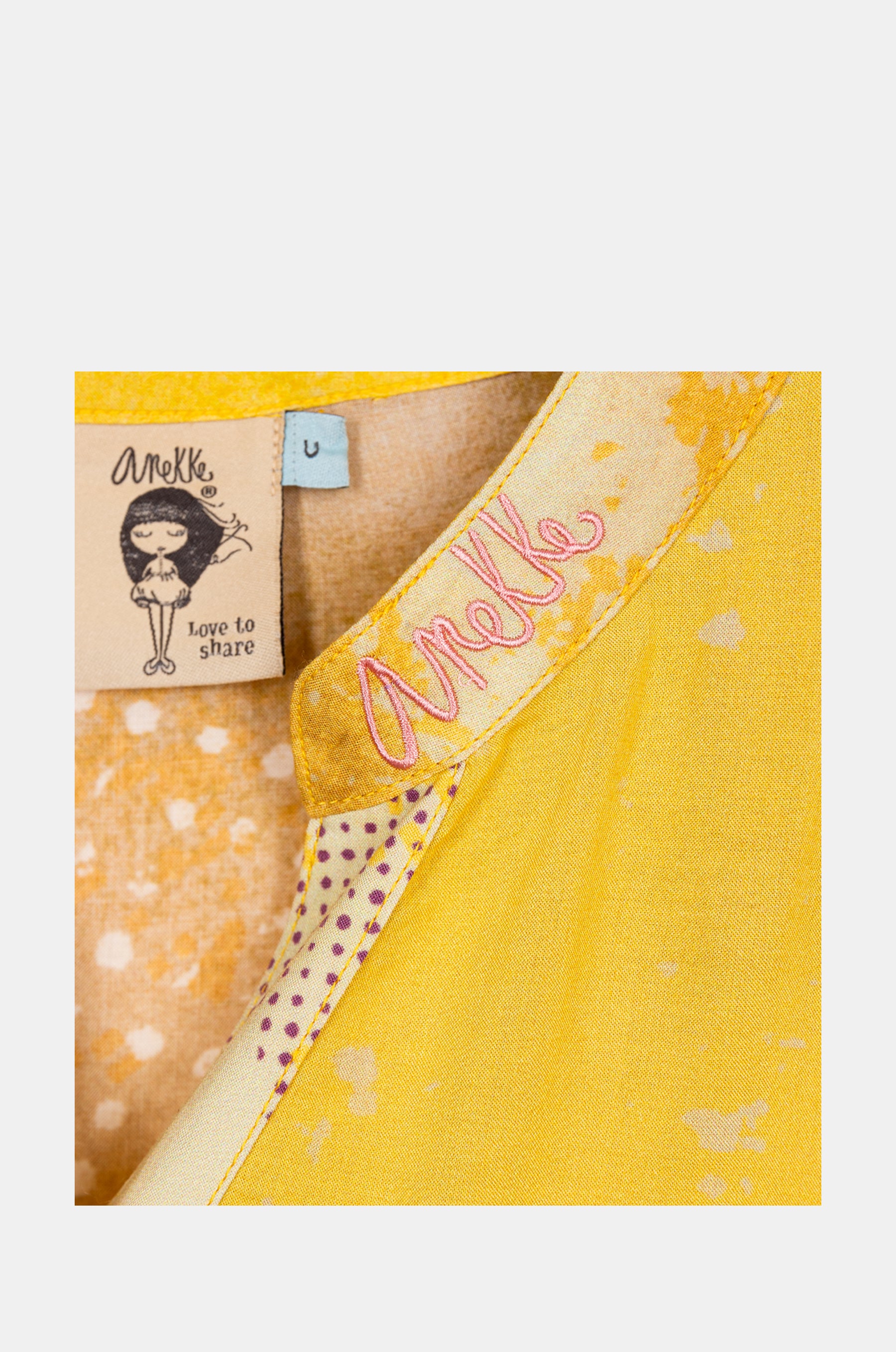 Abito camicia giallo
