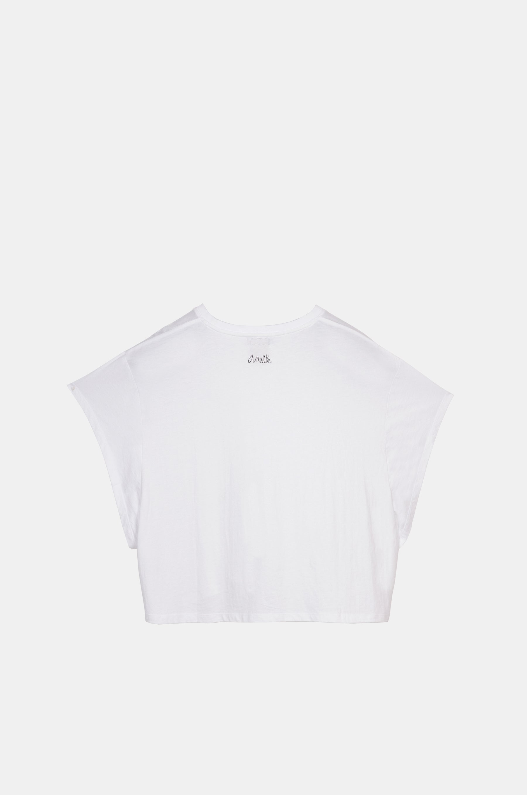 Top corto bianco Anekke