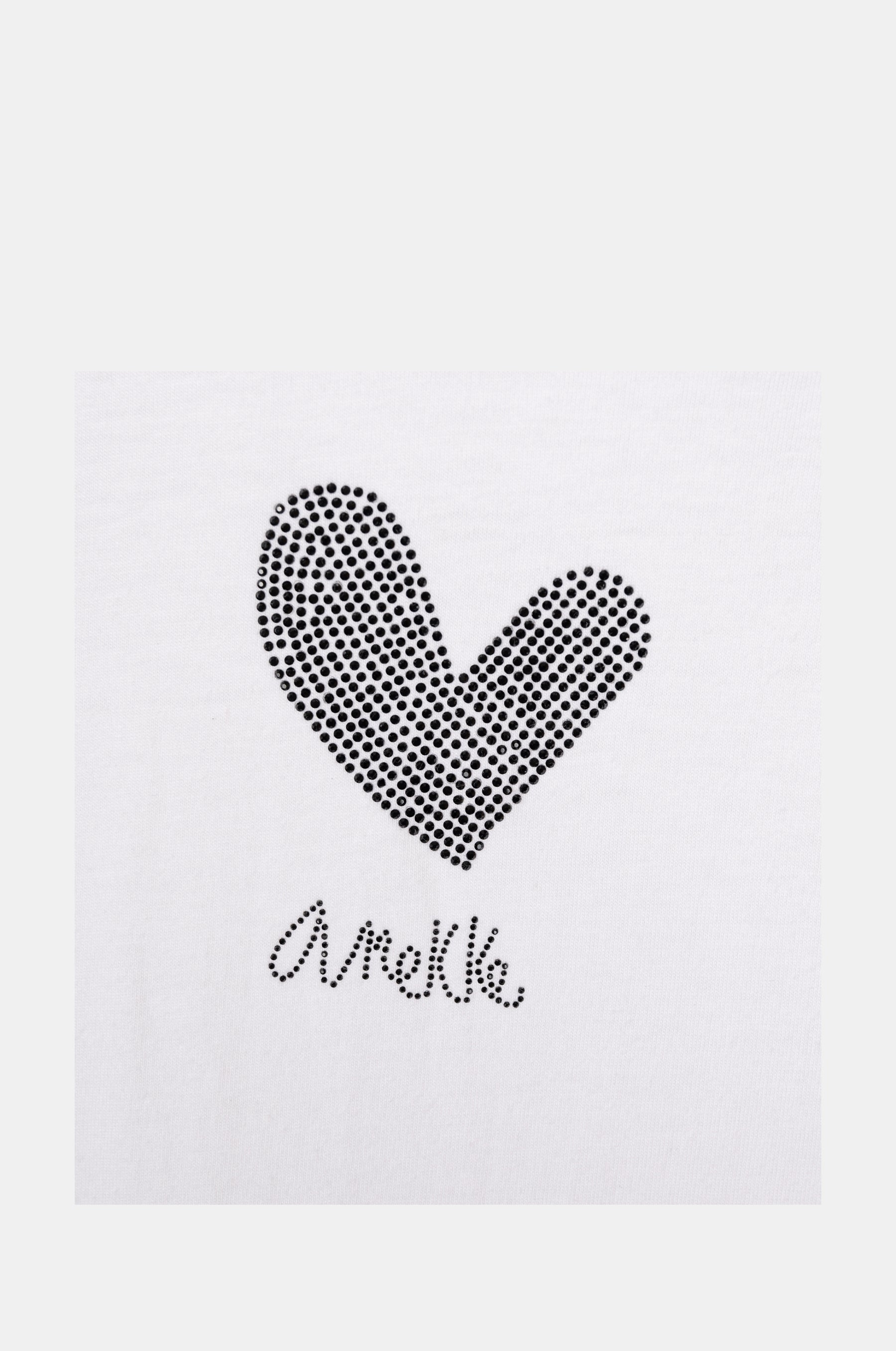 Top corto bianco Anekke