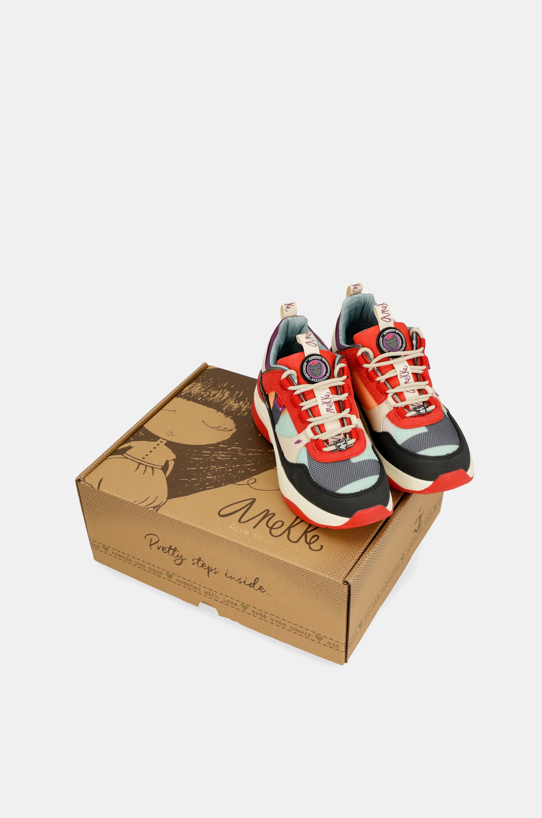 Sneakers rosse Fashion