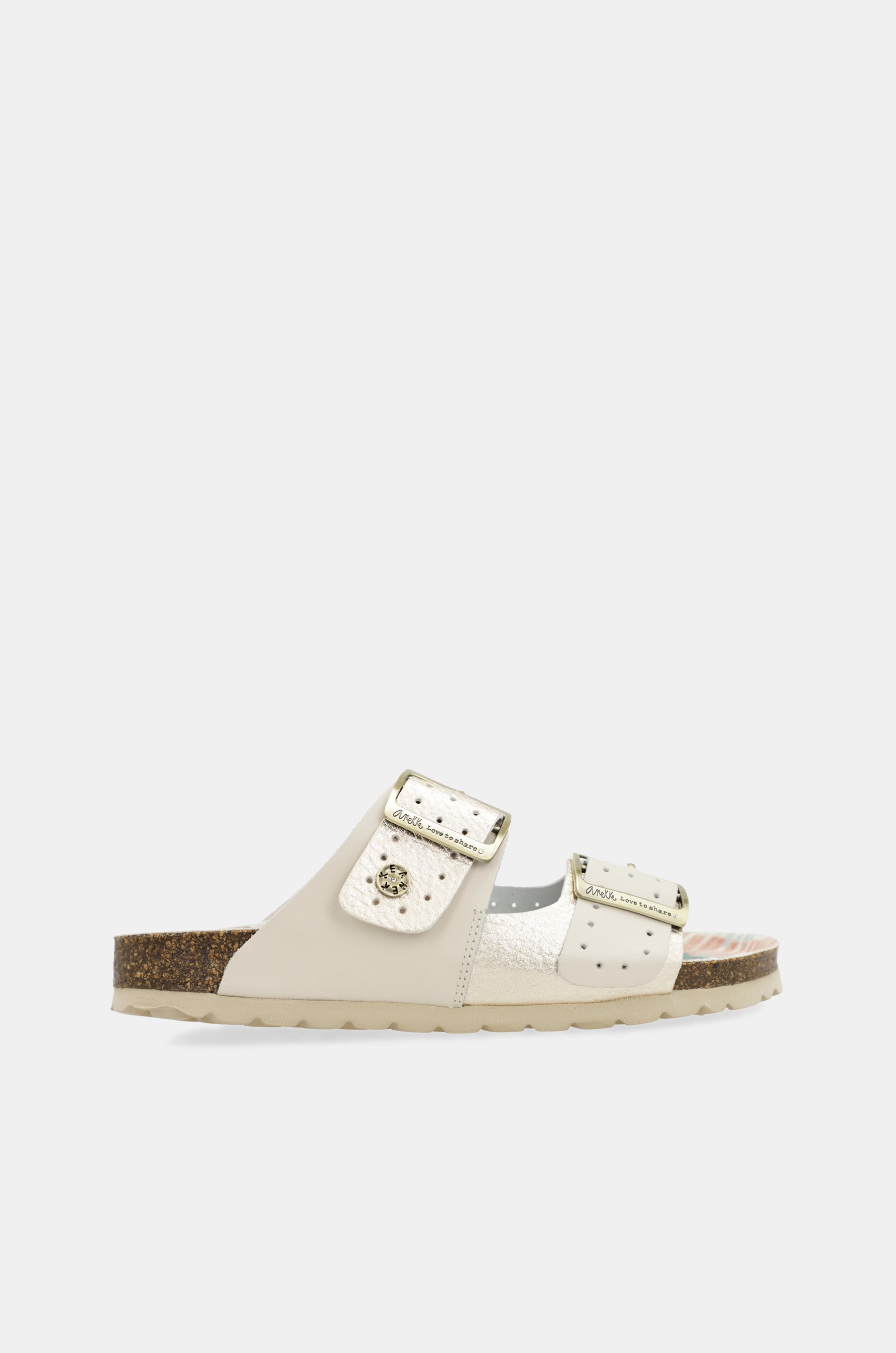 Sandali bio oro da donna