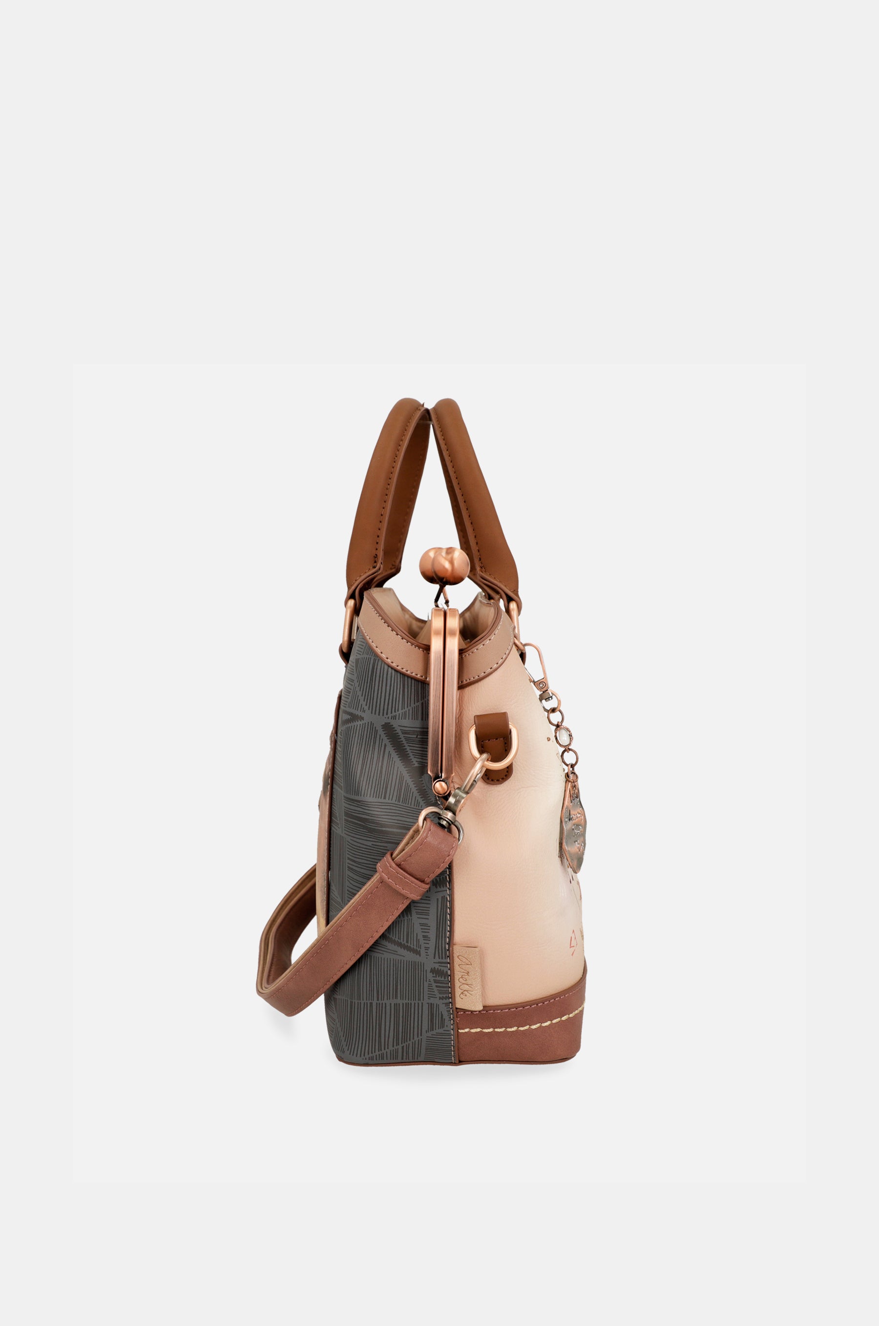 Borsa con chiusura a bacio Hollywood