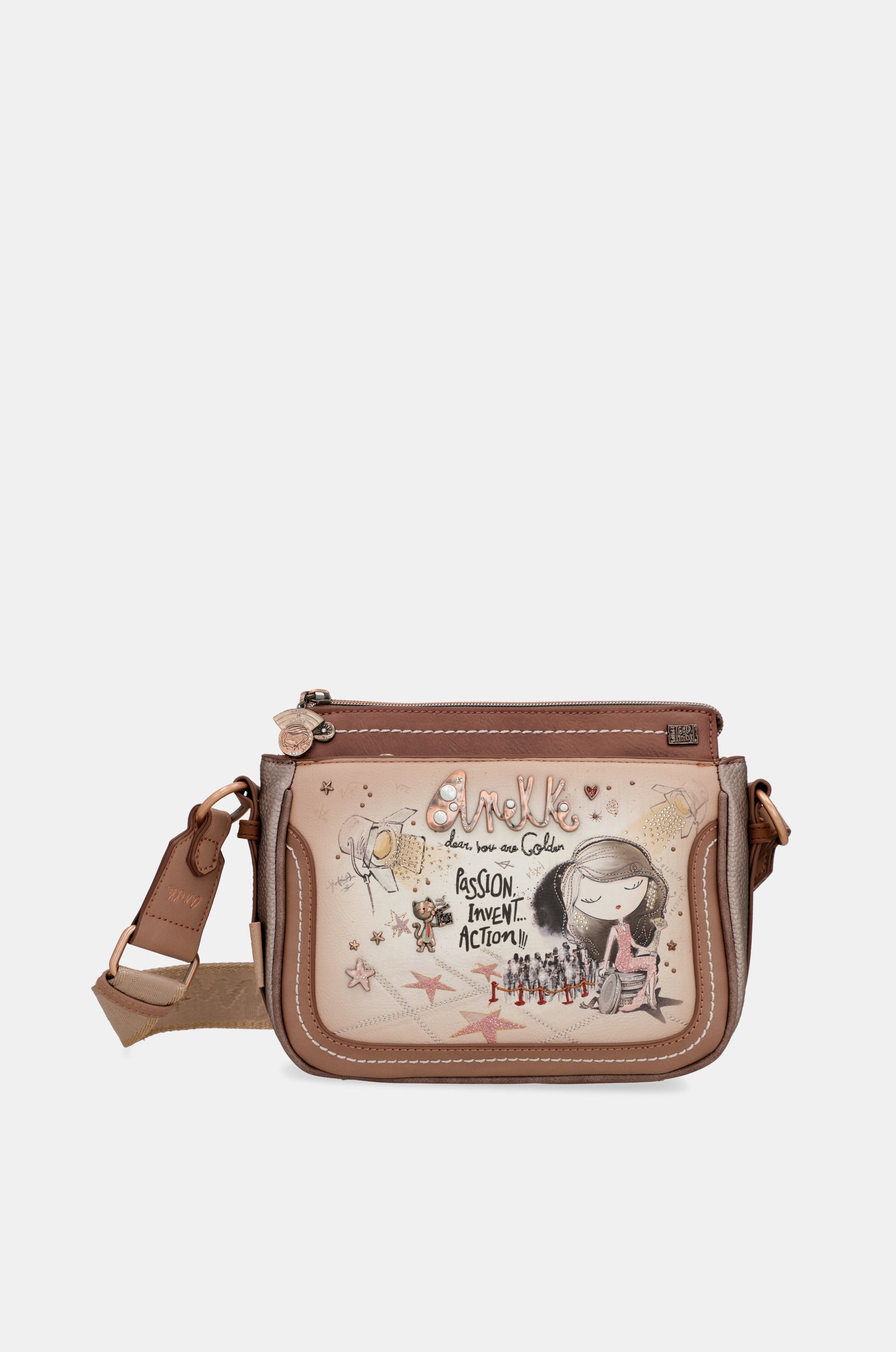 Borsa a tracolla Hollywood a 3 scomparti