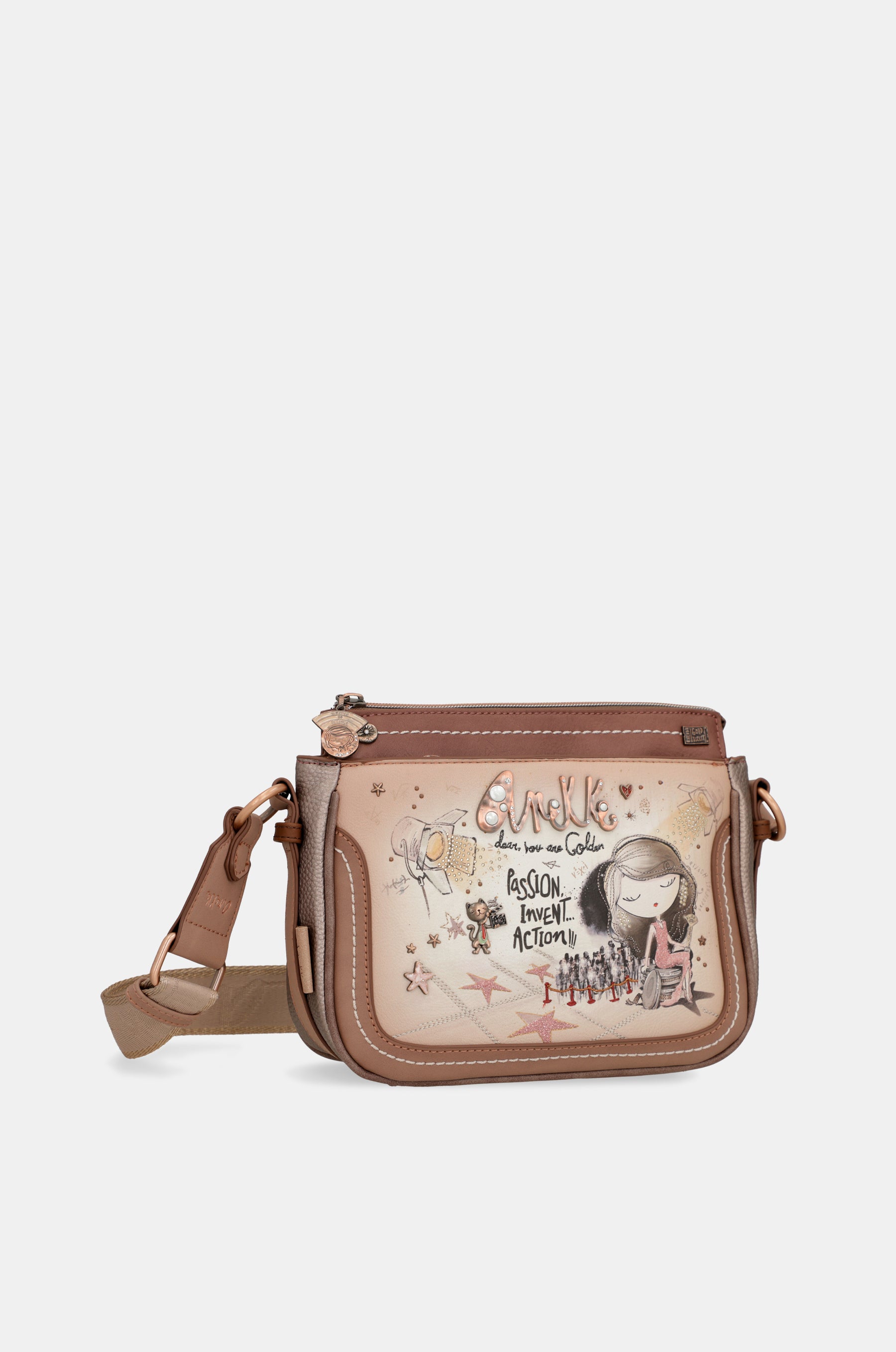 Borsa a tracolla Hollywood a 3 scomparti