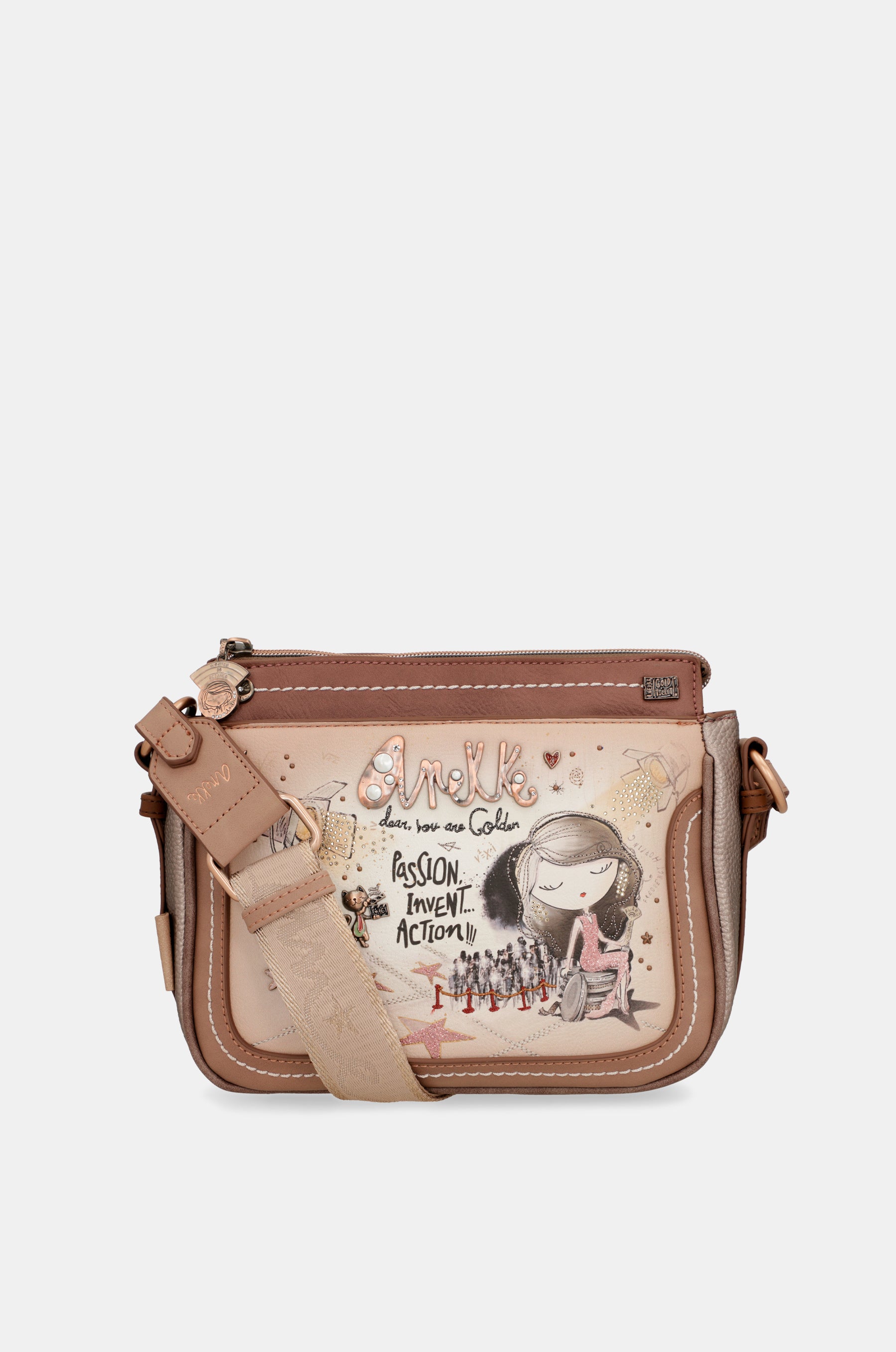 Borsa a tracolla Hollywood a 3 scomparti