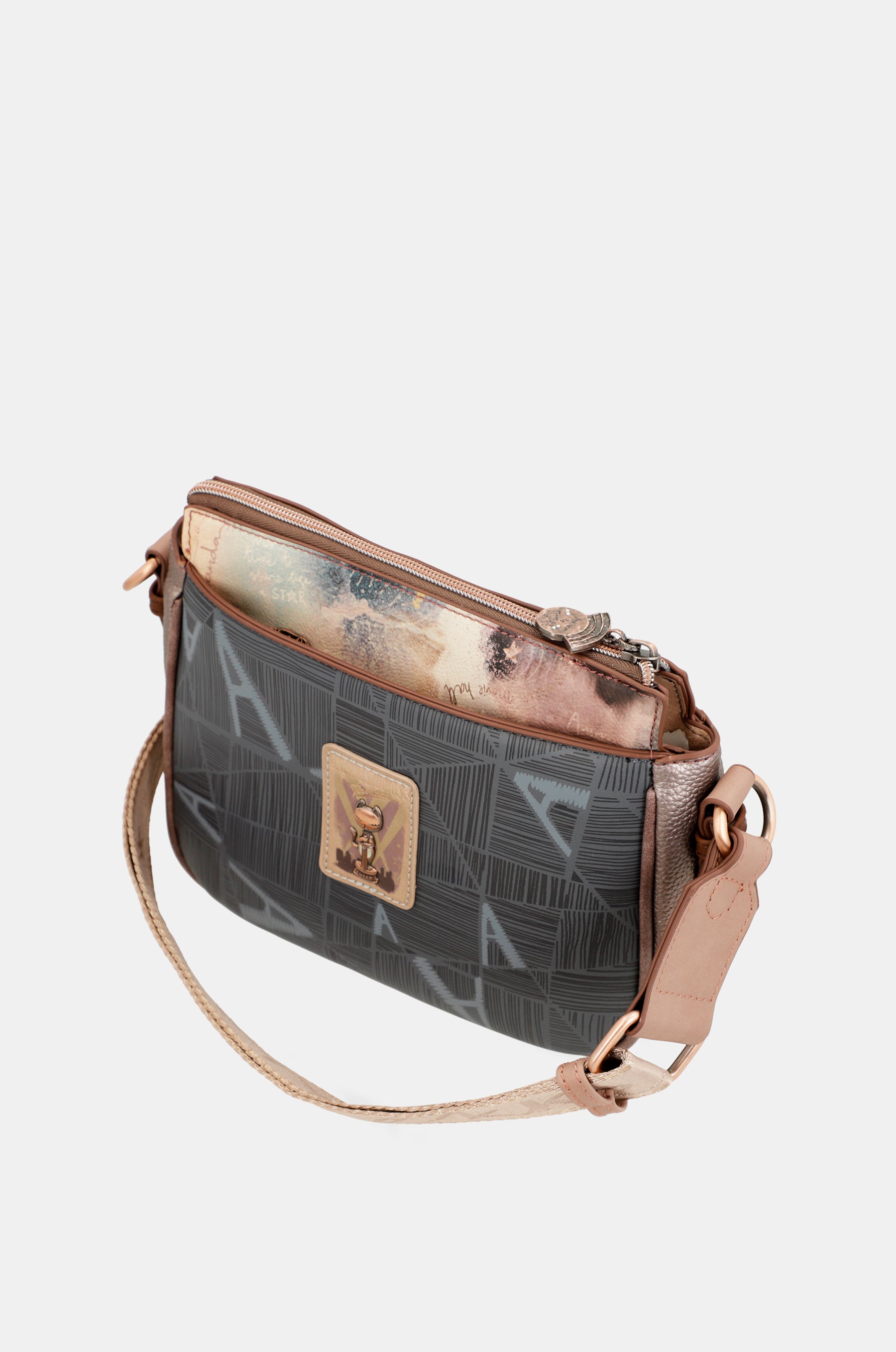 Borsa a tracolla Hollywood a 3 scomparti