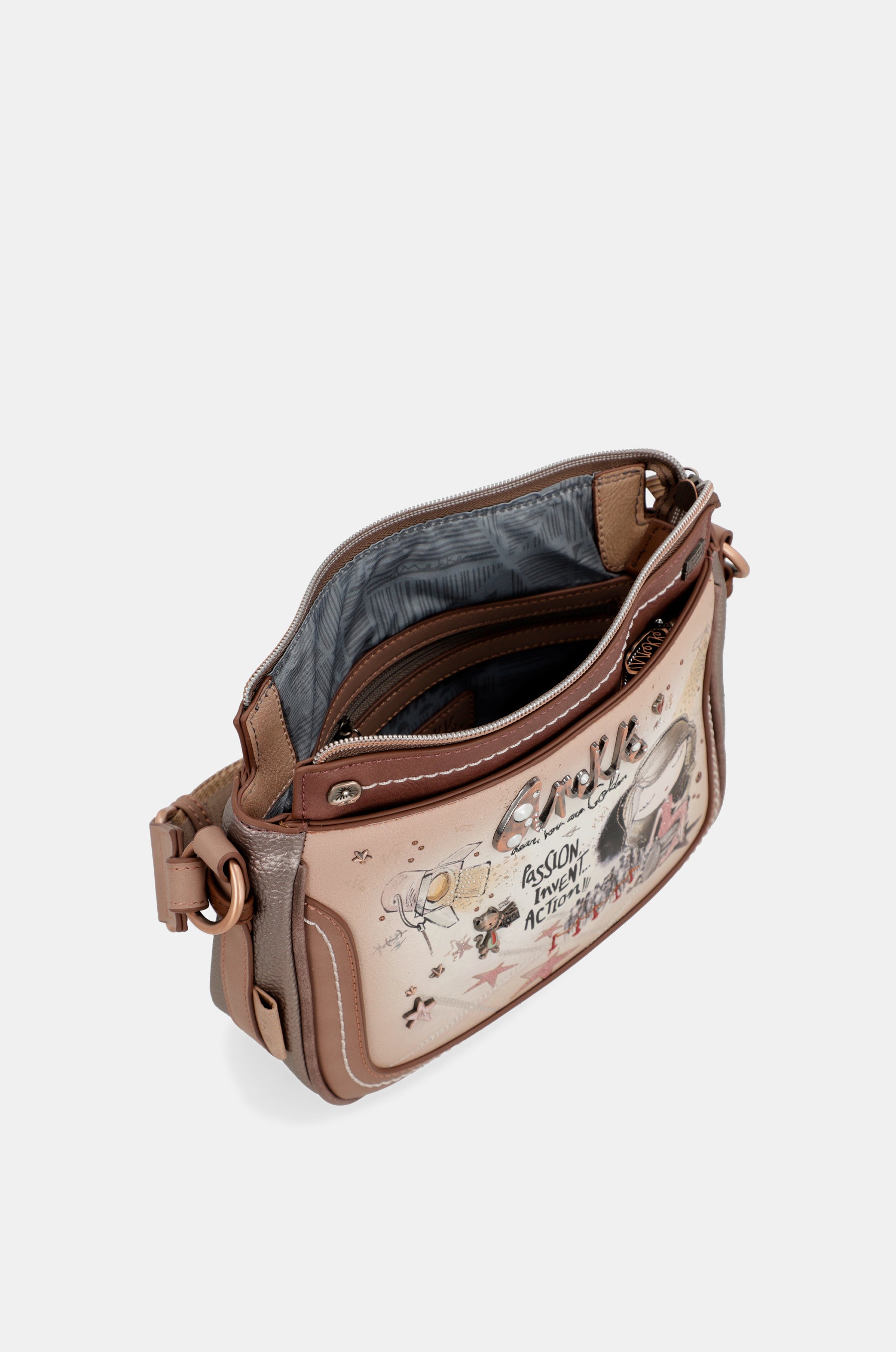 Borsa a tracolla Hollywood a 3 scomparti