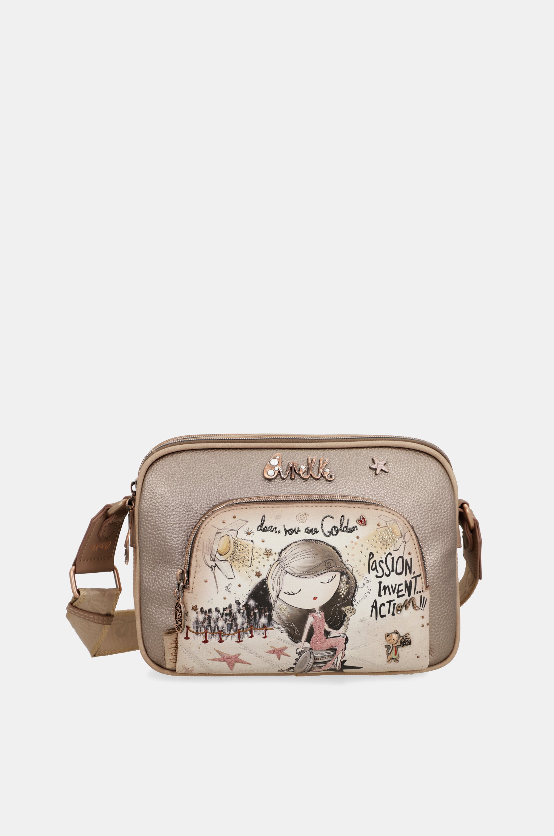 Borsa a tracolla Hollywood a doppio scomparto
