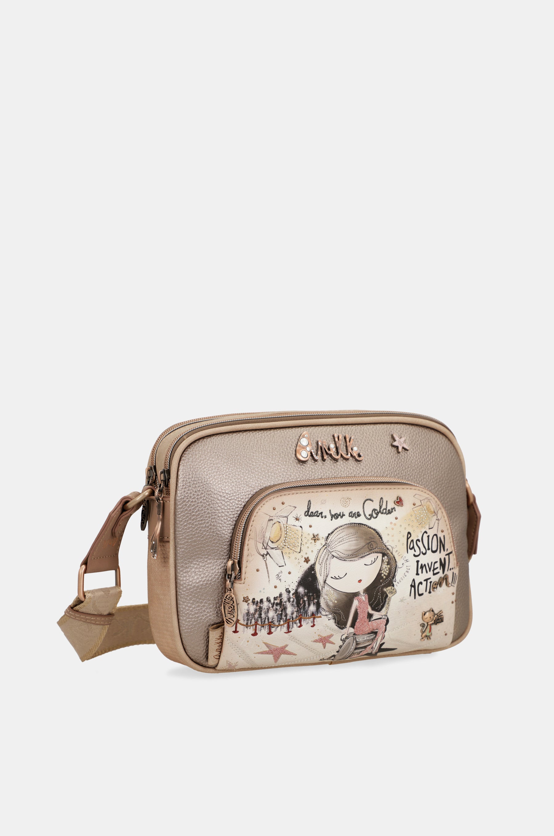 Borsa a tracolla Hollywood a doppio scomparto
