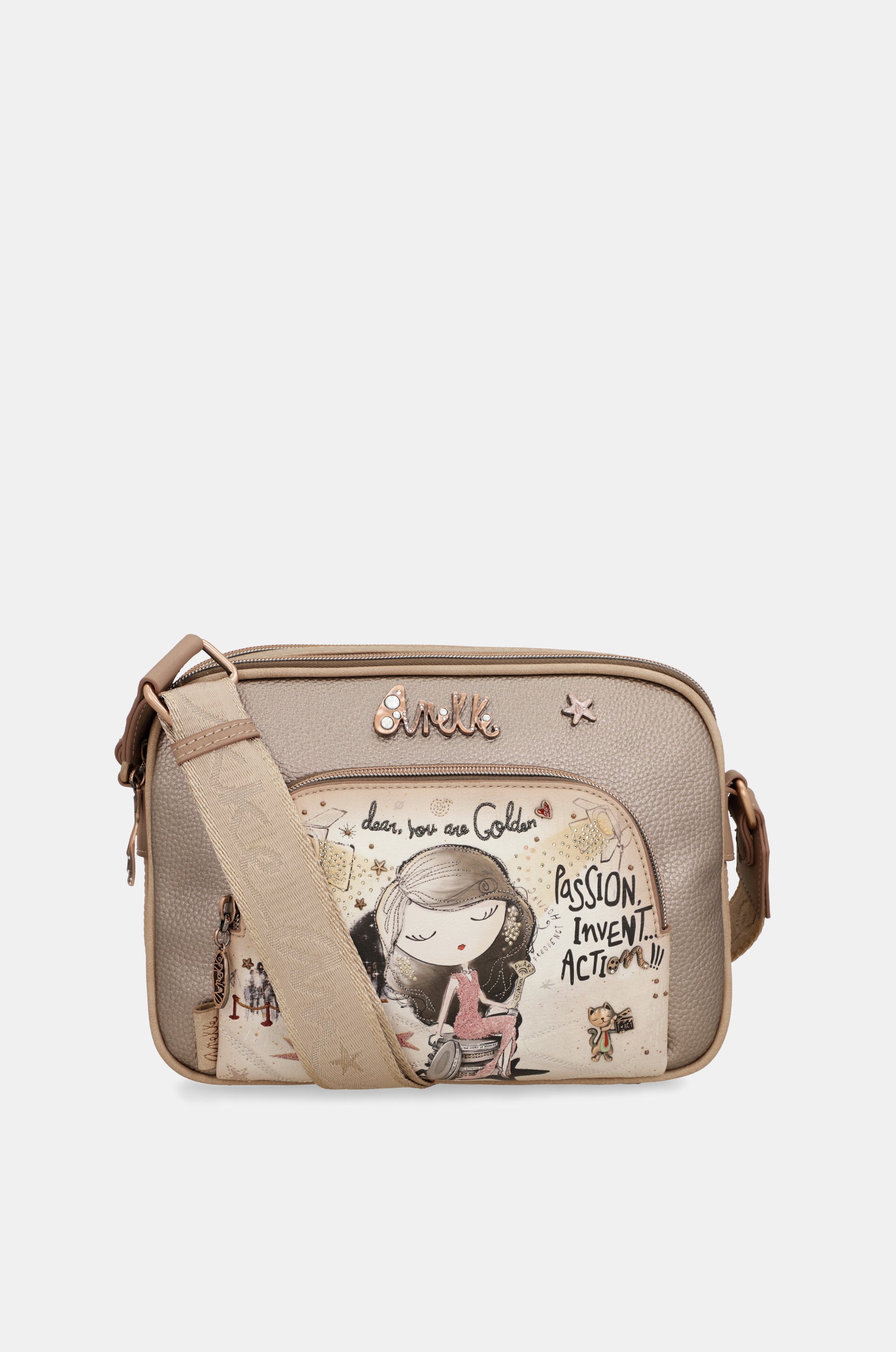 Borsa a tracolla Hollywood a doppio scomparto