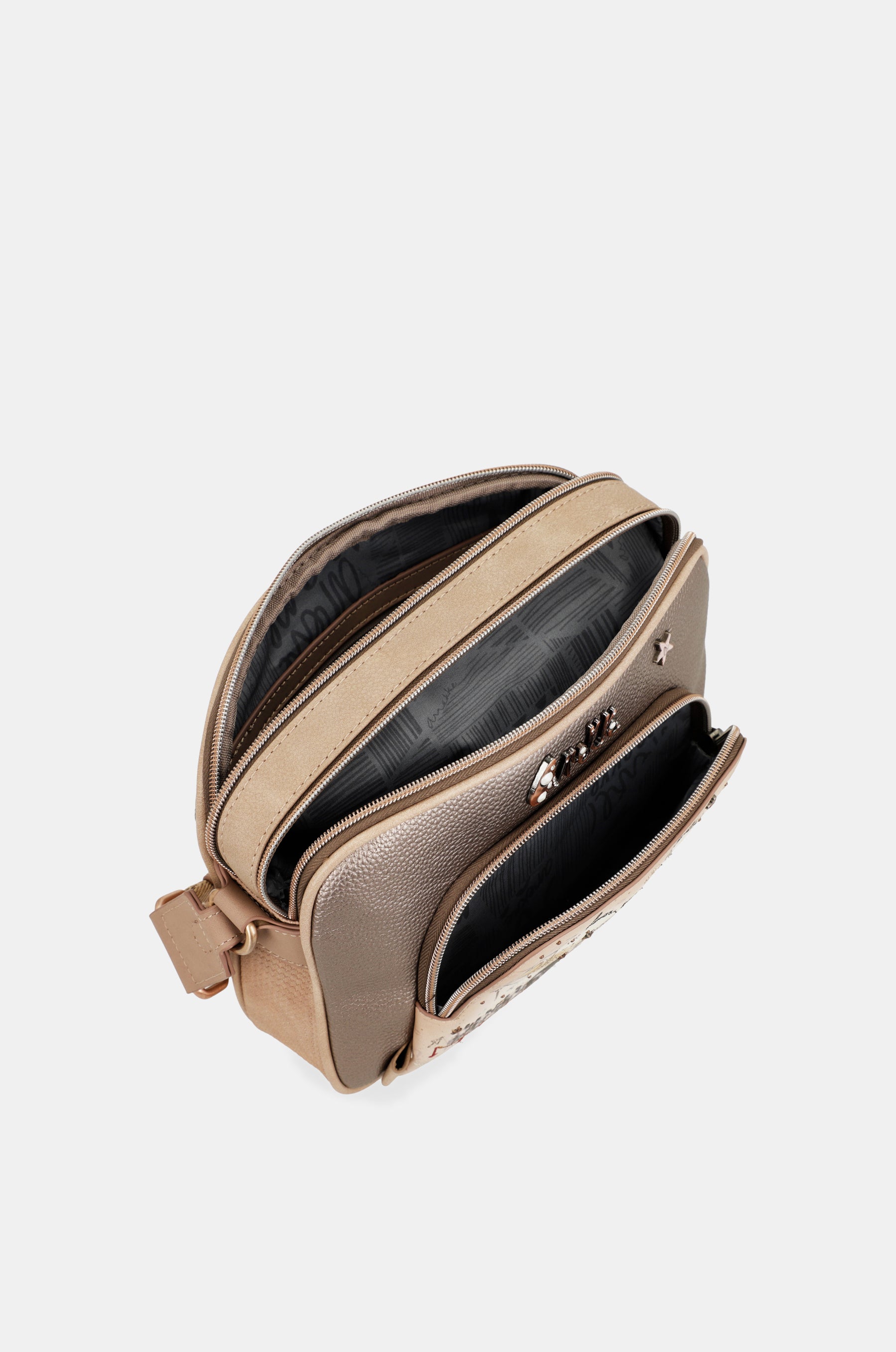 Borsa a tracolla Hollywood a doppio scomparto