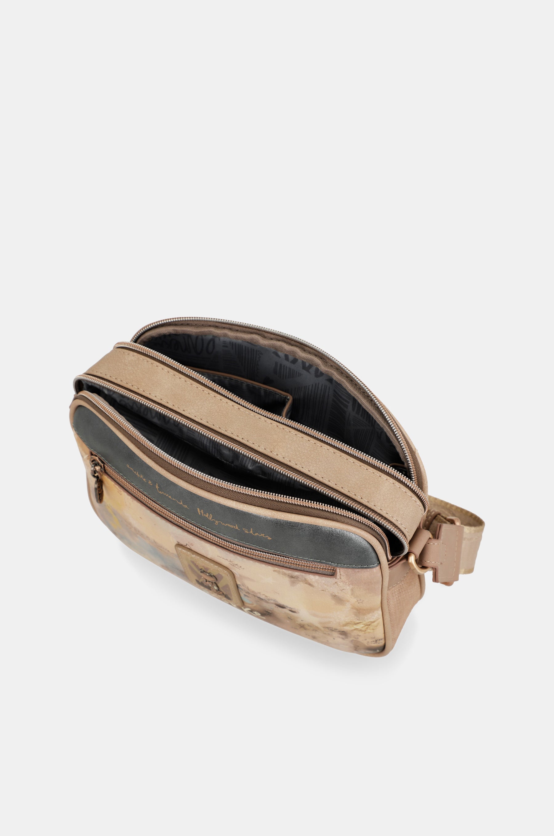 Borsa a tracolla Hollywood a doppio scomparto