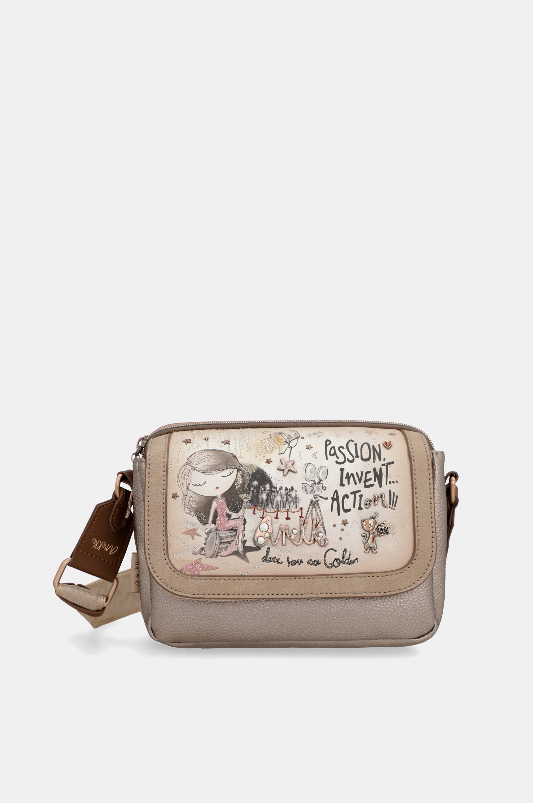 Borsa a tracolla Hollywood con patta