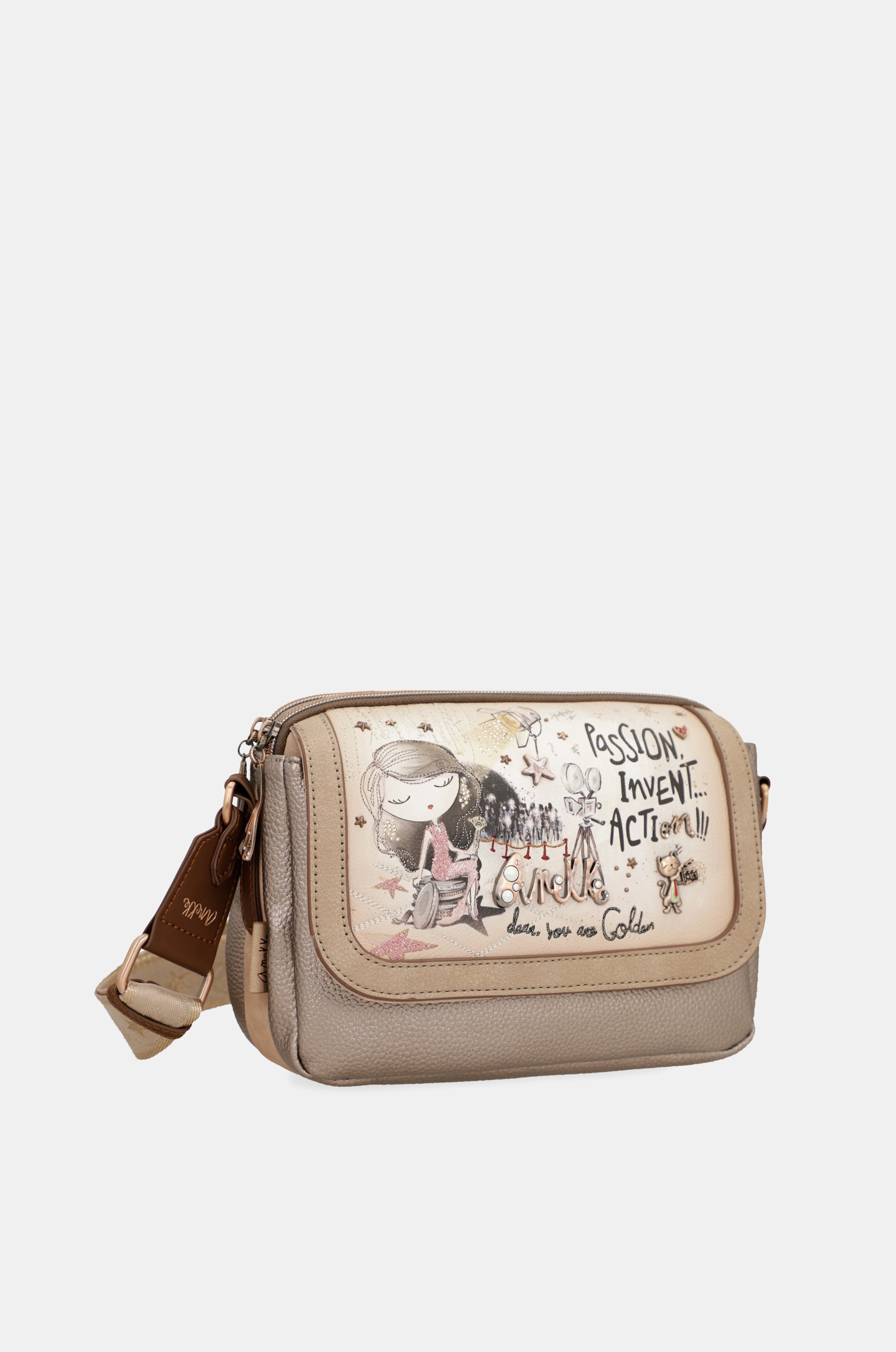 Borsa a tracolla Hollywood con patta