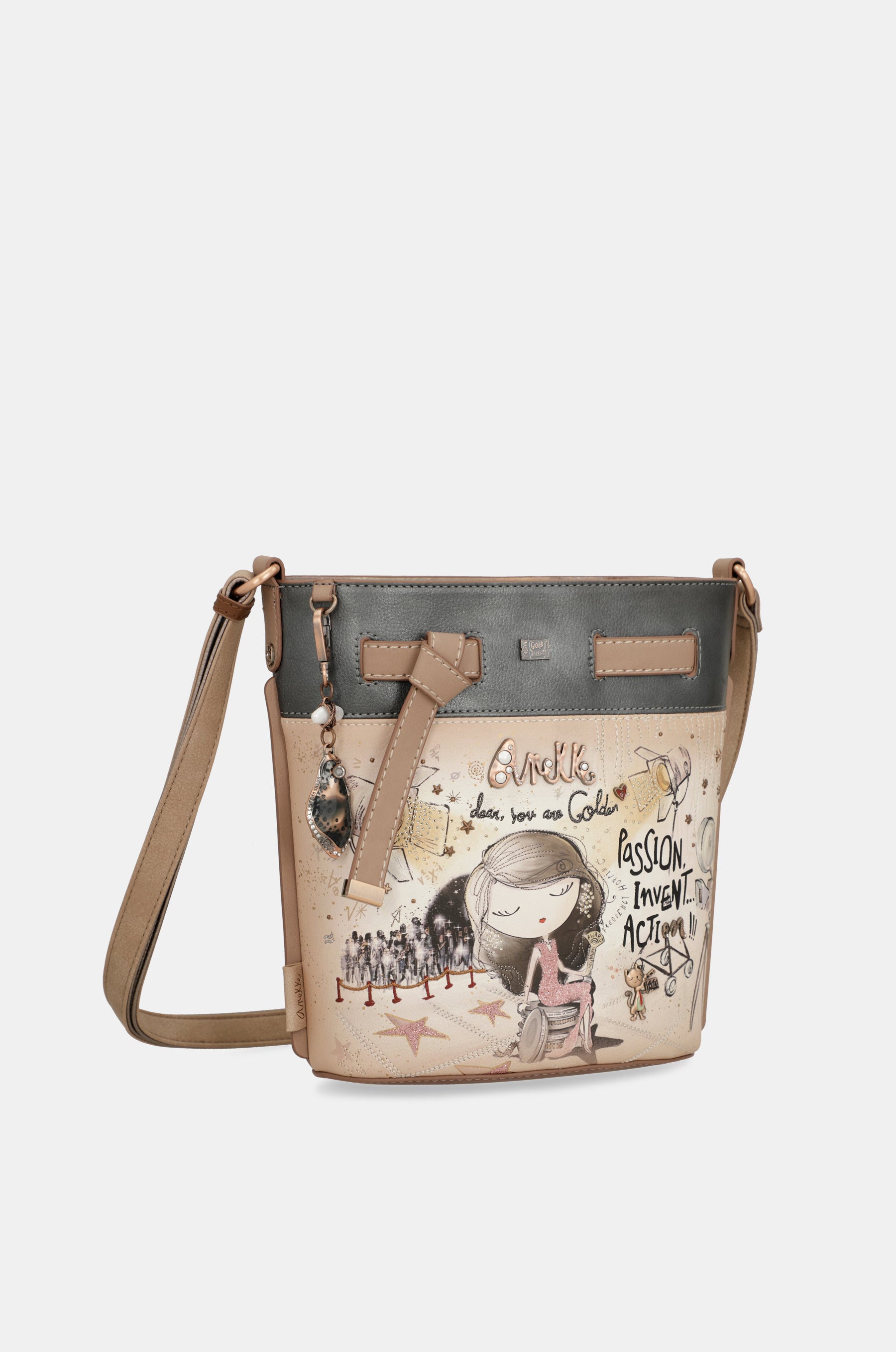 Borsa a tracolla con fiocco Hollywood
