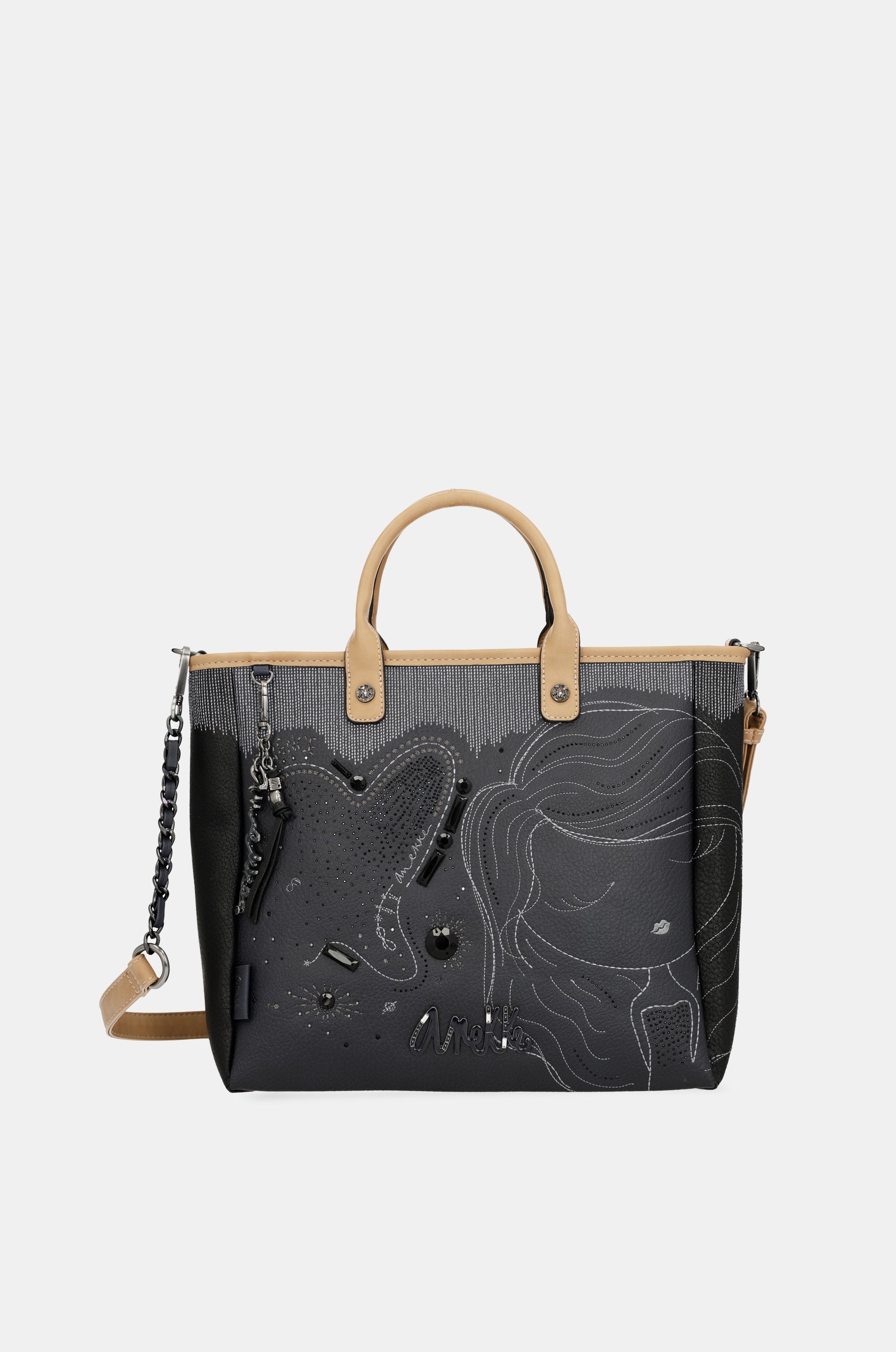 Borsa tote blu navy Studio