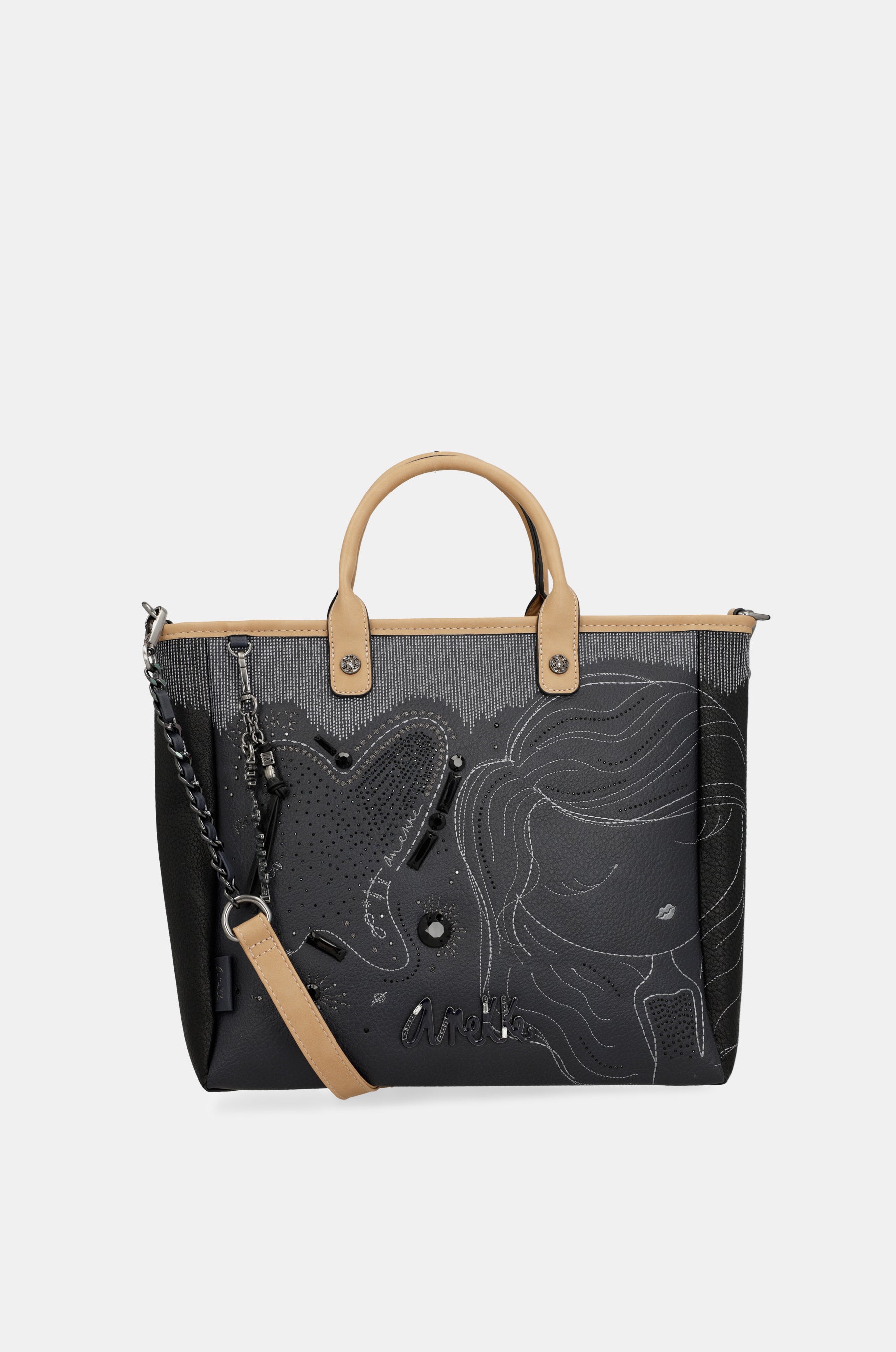 Borsa tote blu navy Studio