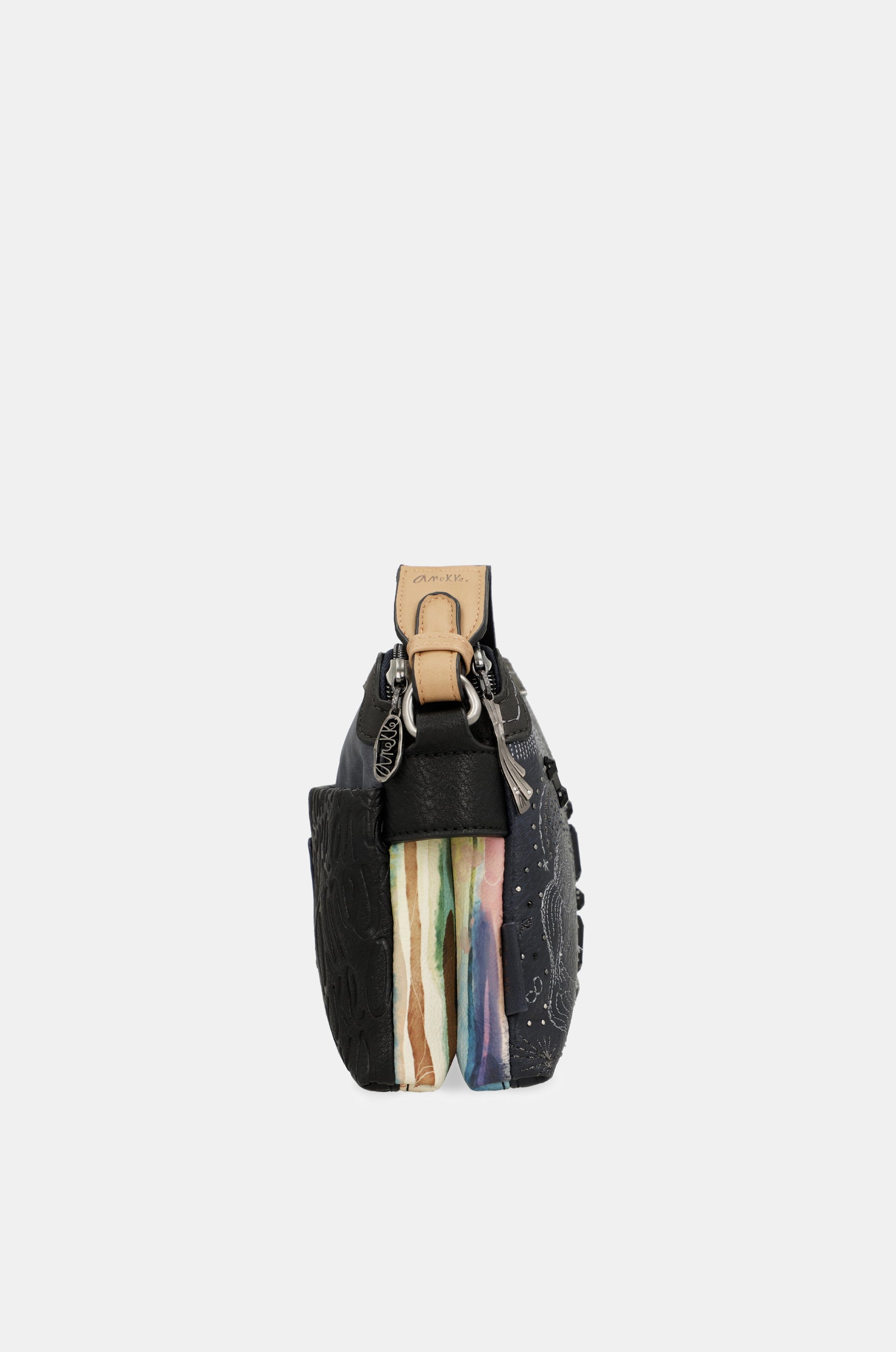 Borsa a tracolla Studio blu navy a 2 scomparti